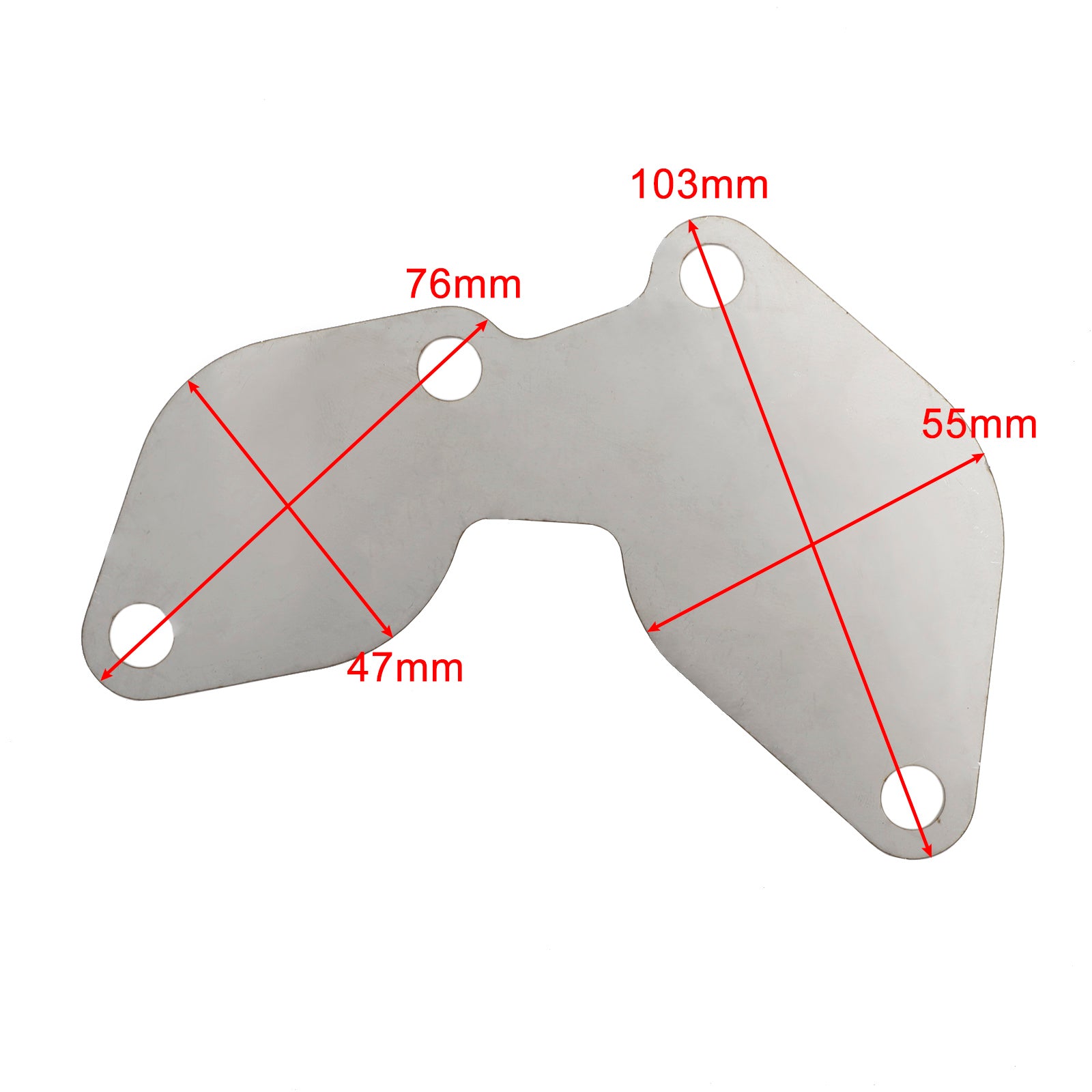 EGR-afdekplaat voor Holden Colorado RC Rodeo RA 4JJ1 3.0L Isuzu DMAX TF Staal