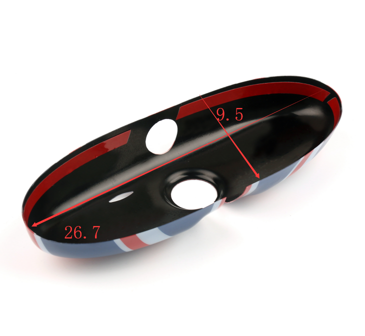 Union Jack UK Flag Rear View Mirror Cover Housing For MINI Cooper R55 R56 R57
