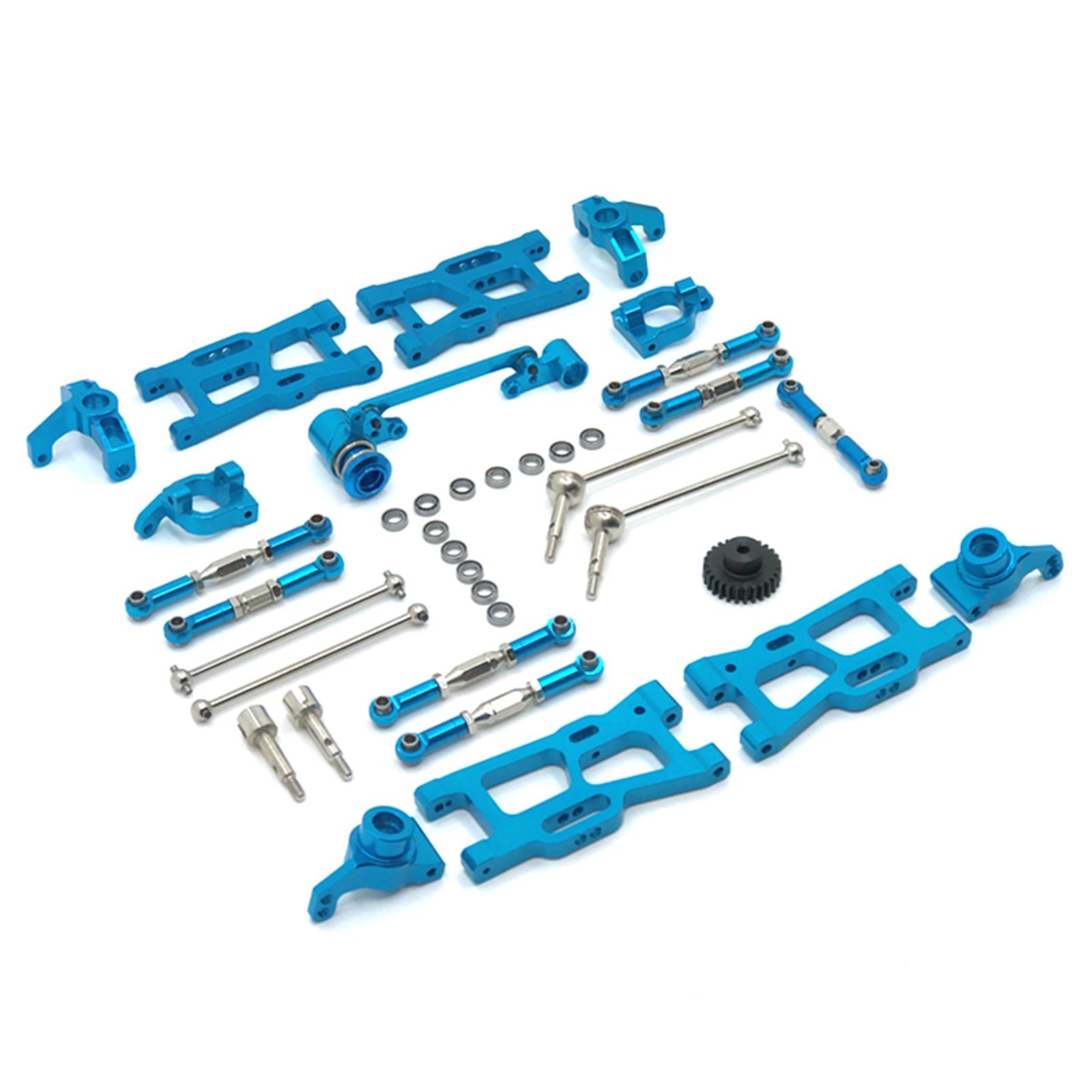 Kit de pièces RC améliorées, 12 pièces, pour Wltoys 144001 144002 124016 124017 124018 124019