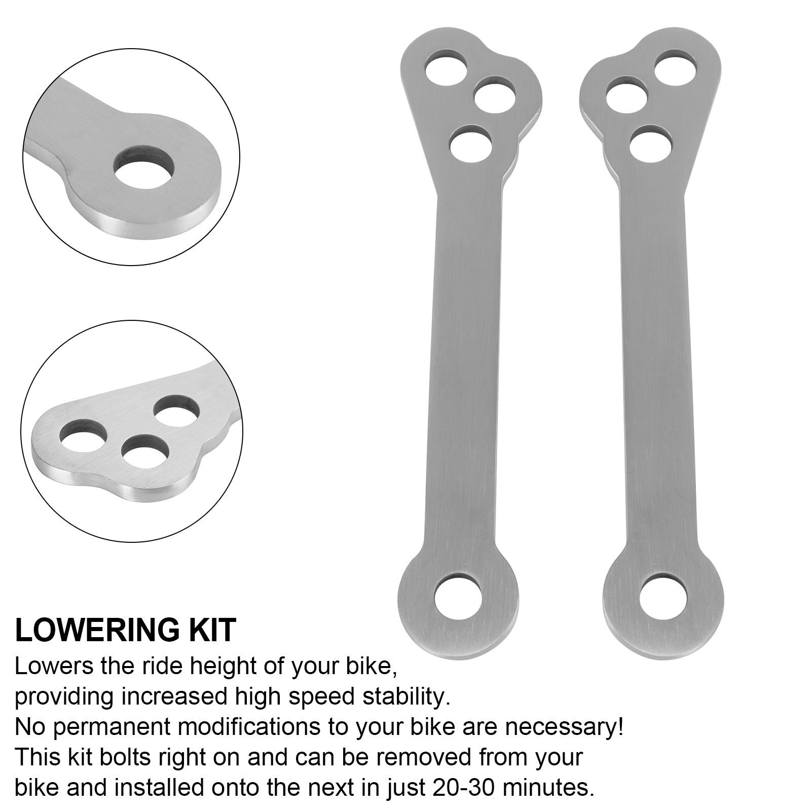 Kit de liens d'abaissement de Suspension arrière pour HONDA CB400X CB 400X CB500X 2019-2020 générique