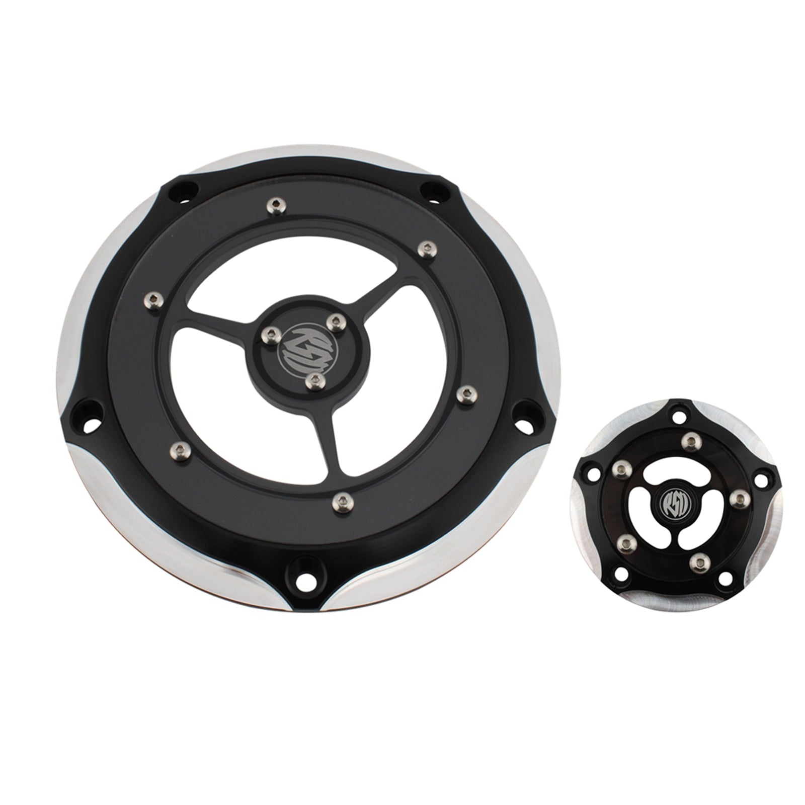 Motorbeschermer Carter Stator Cover Zwart Geschikt voor Road King Fat Glide 1584