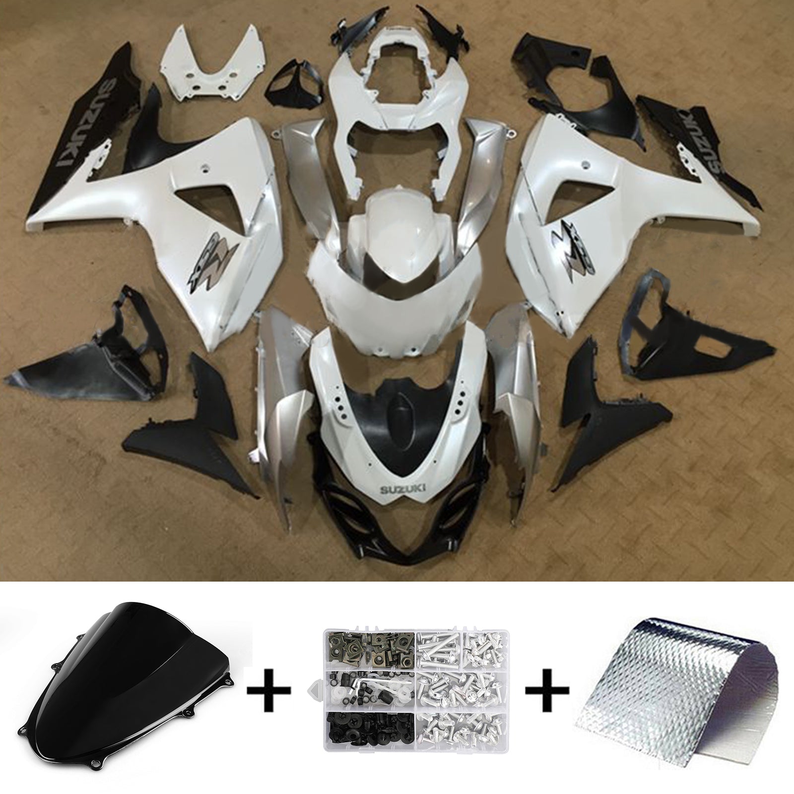 2009-2016 Suzuki GSXR1000 K9 Kit de carénage carrosserie plastique ABS