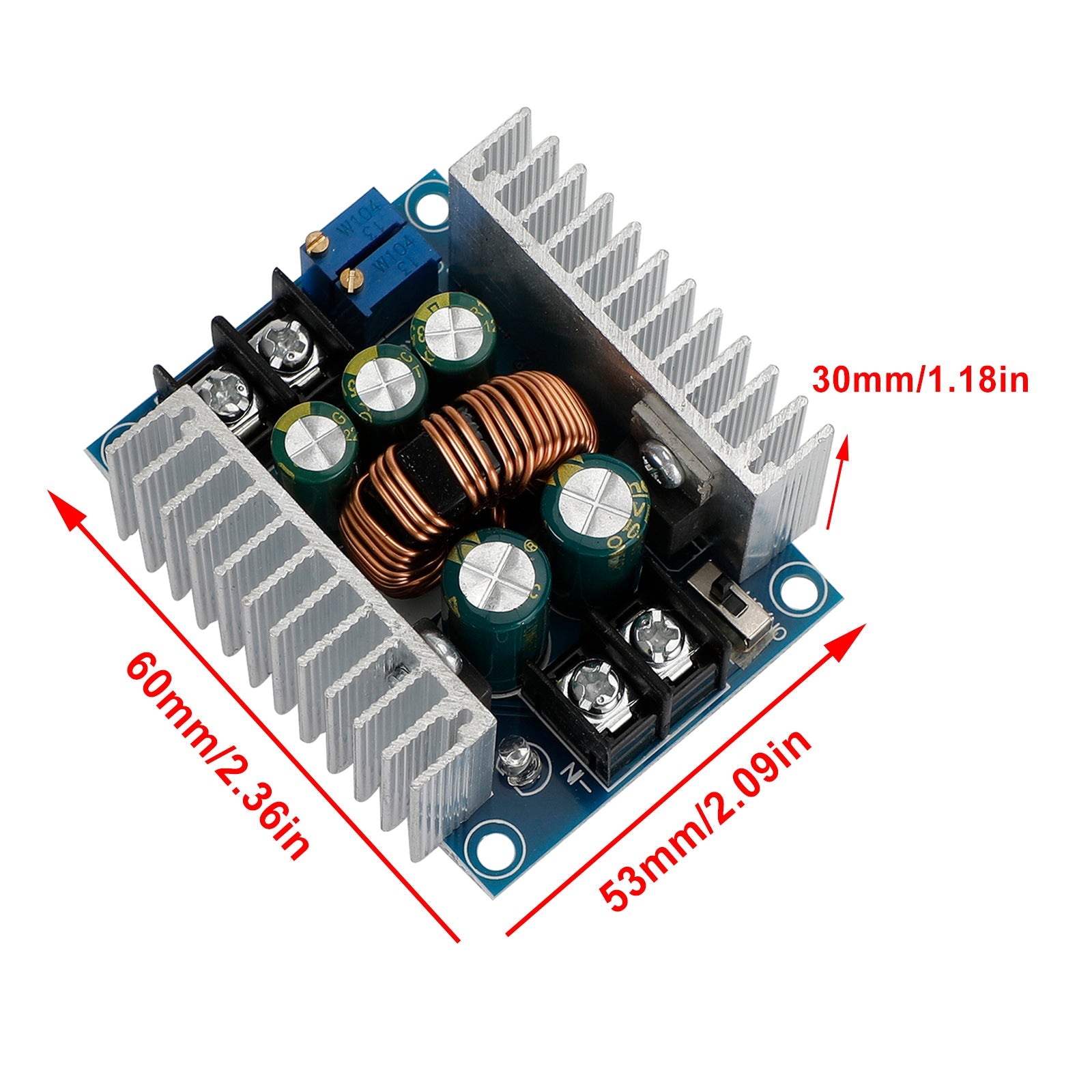 Convertisseur DC-DC 20A 300W, carte de chargeur réglable de puissance Buck-Boost