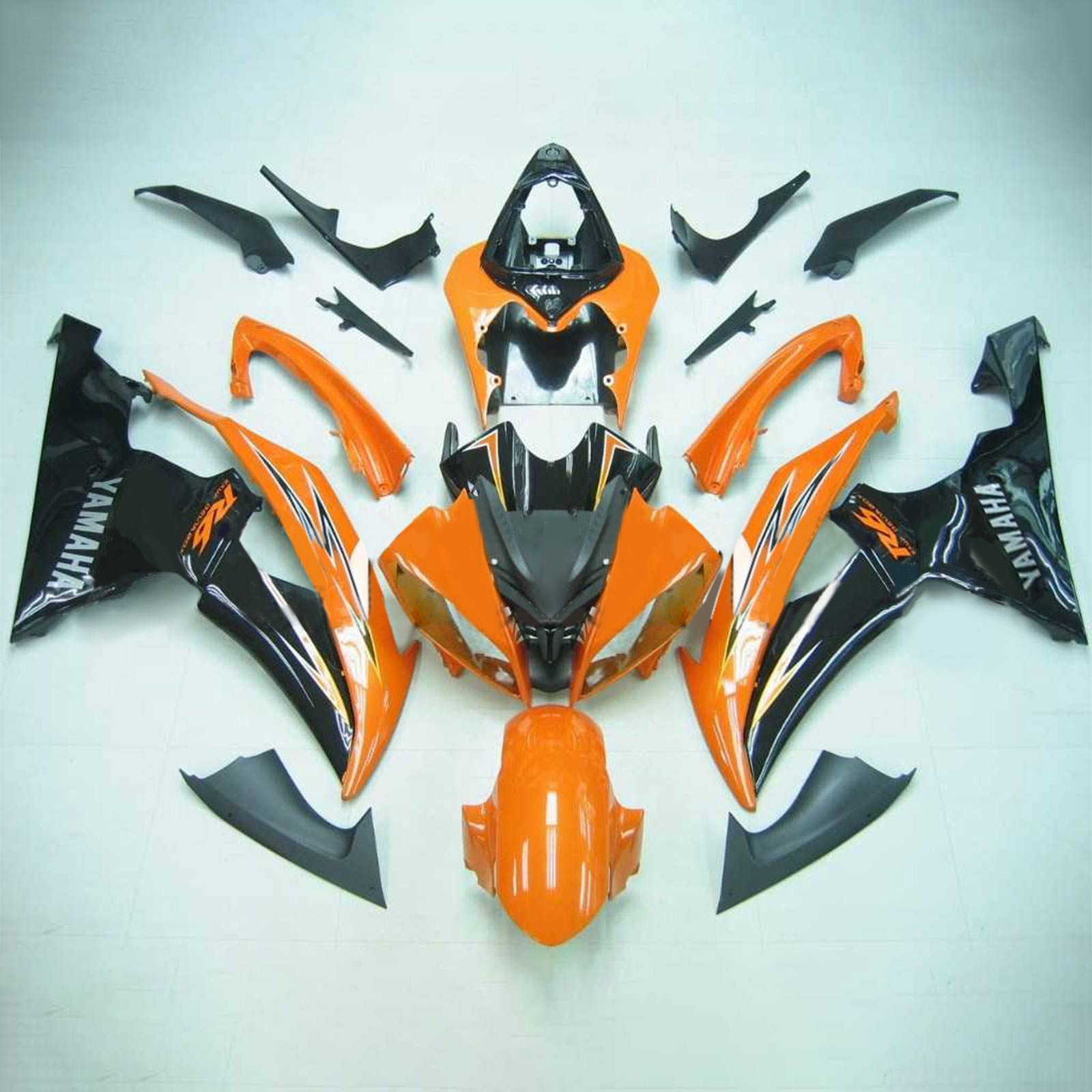 2008-2016 Yamaha YZF 600 R6 Amotopart Injection Fairing Kit Bodywork Plastic ABS #111