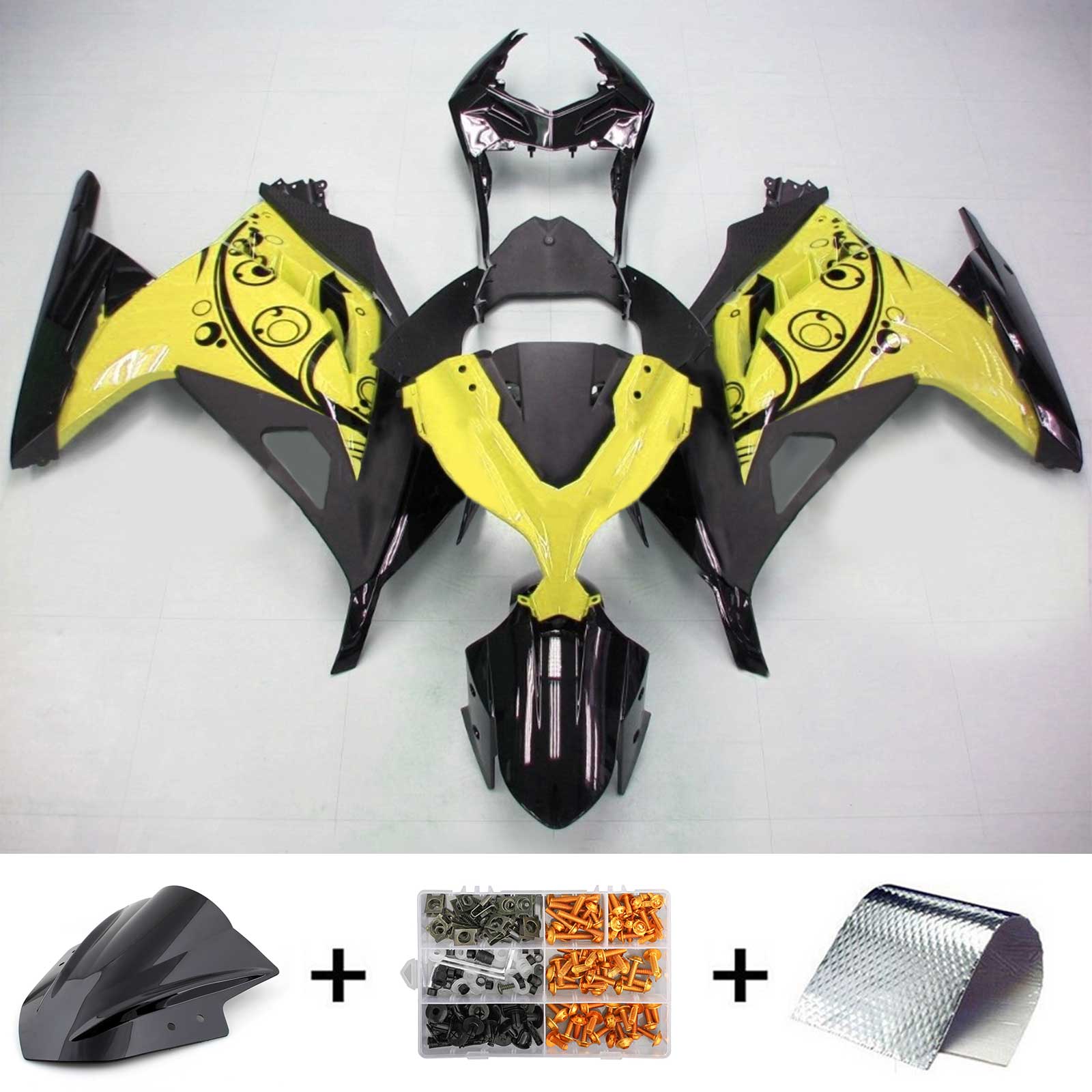 2013-2024 Kawasaki EX300/Ninja300 Injection Fairing Kit Bodywork Plastic ABS