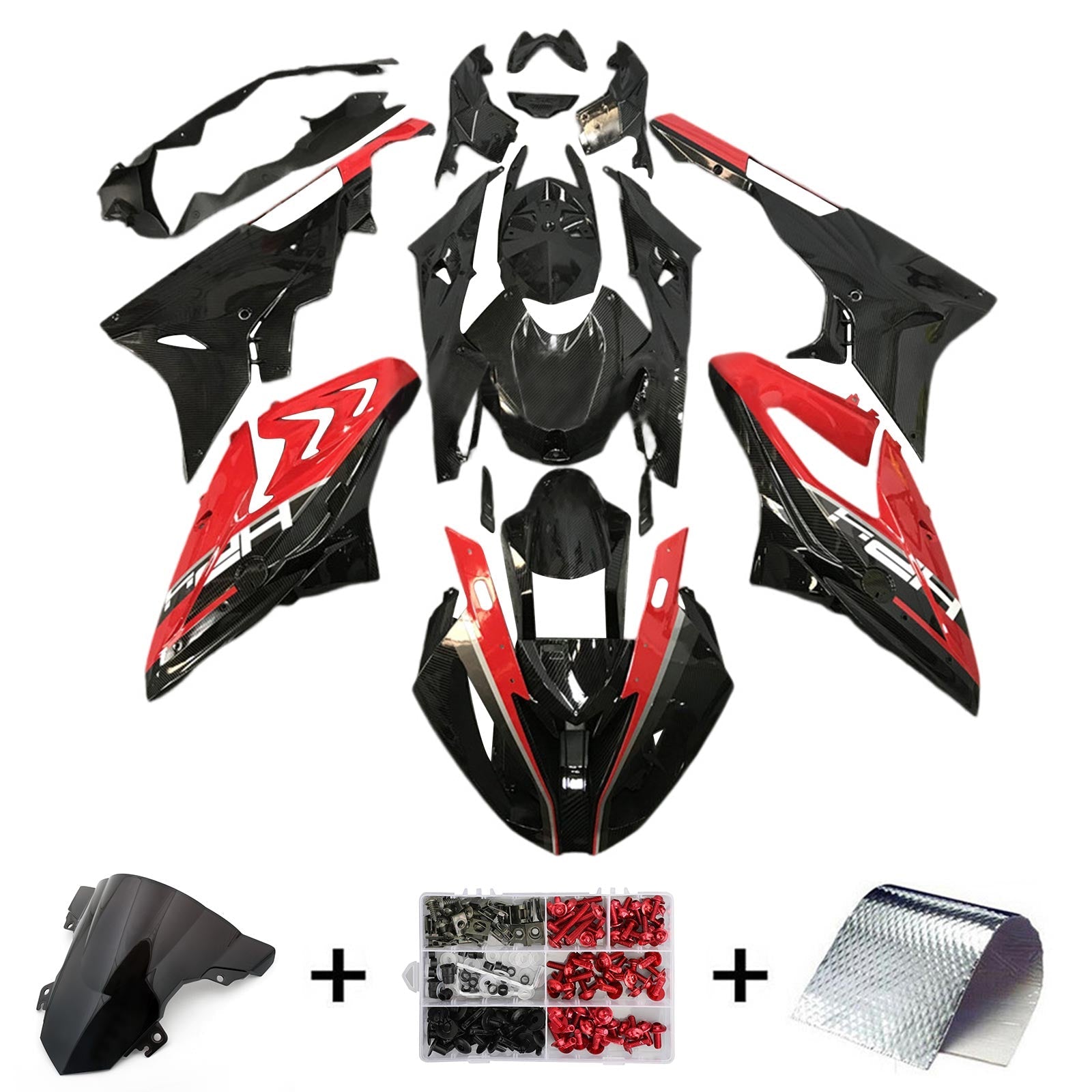 2015-2016 BMW S1000RR Fairing Kit Karosseri Plast ABS