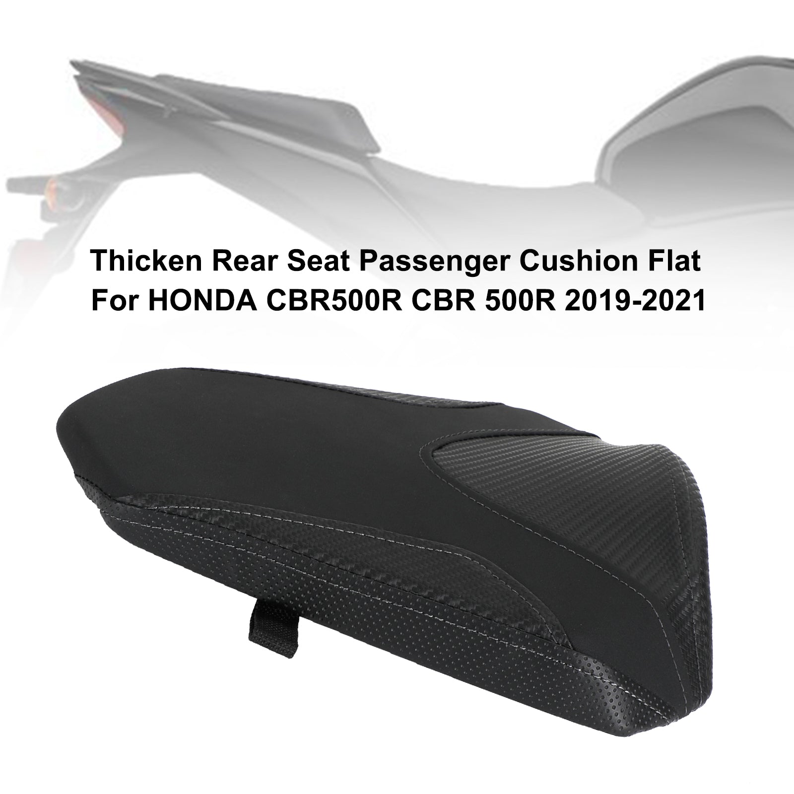 HONDA CBR500R 2019-2021 Thicken Rear Seat Passenger Cushion Flat