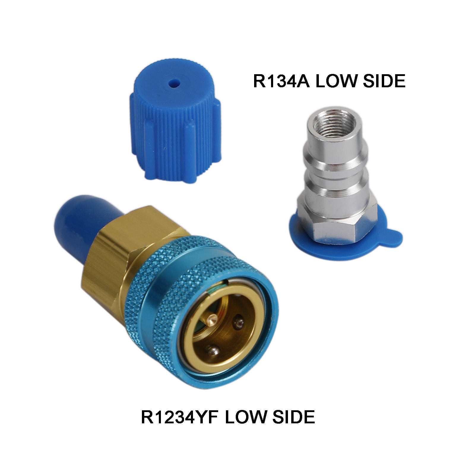 Adaptateur de tuyau à coupleur rapide côté bas R1234YF à R134A, connecteur de raccord