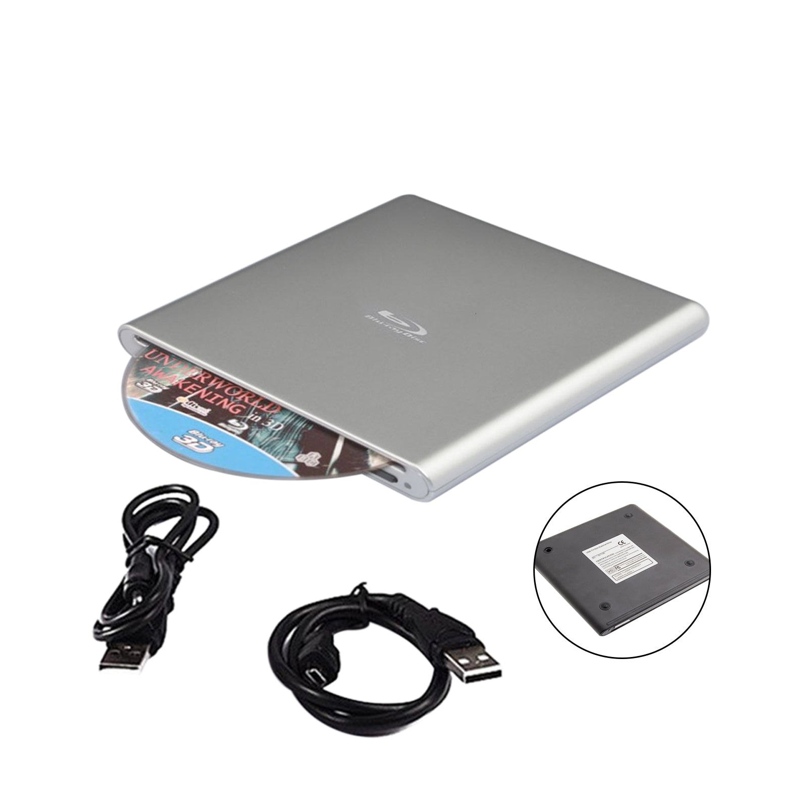 Originele Bluray-brander externe USB 3.0-speler BD DVD CD-recorder kabeldrive