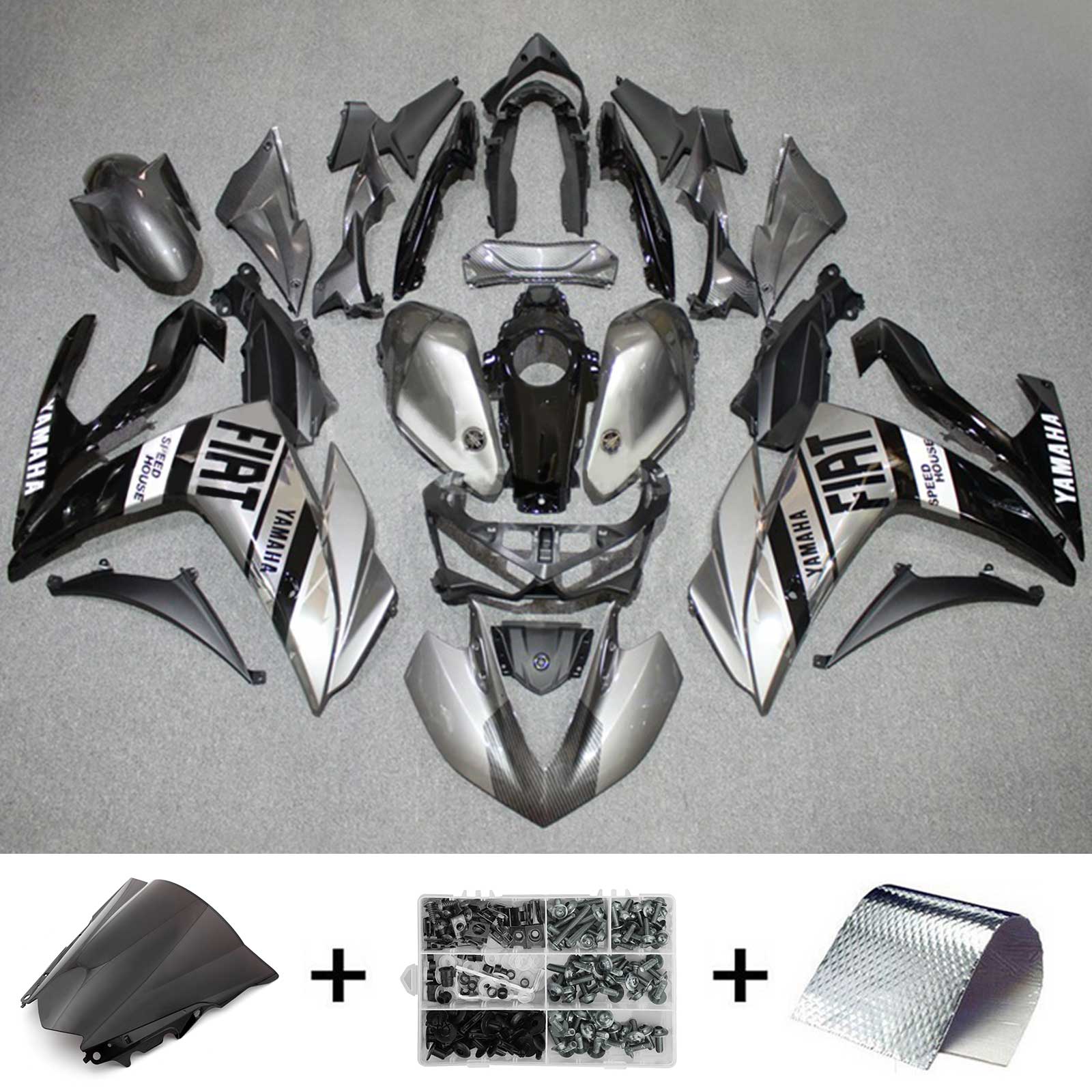 2014-2018 Yamaha YZF-R3 2015-2017 R25 Amotopart Injection Fairing Kit Bodywork ABS #114