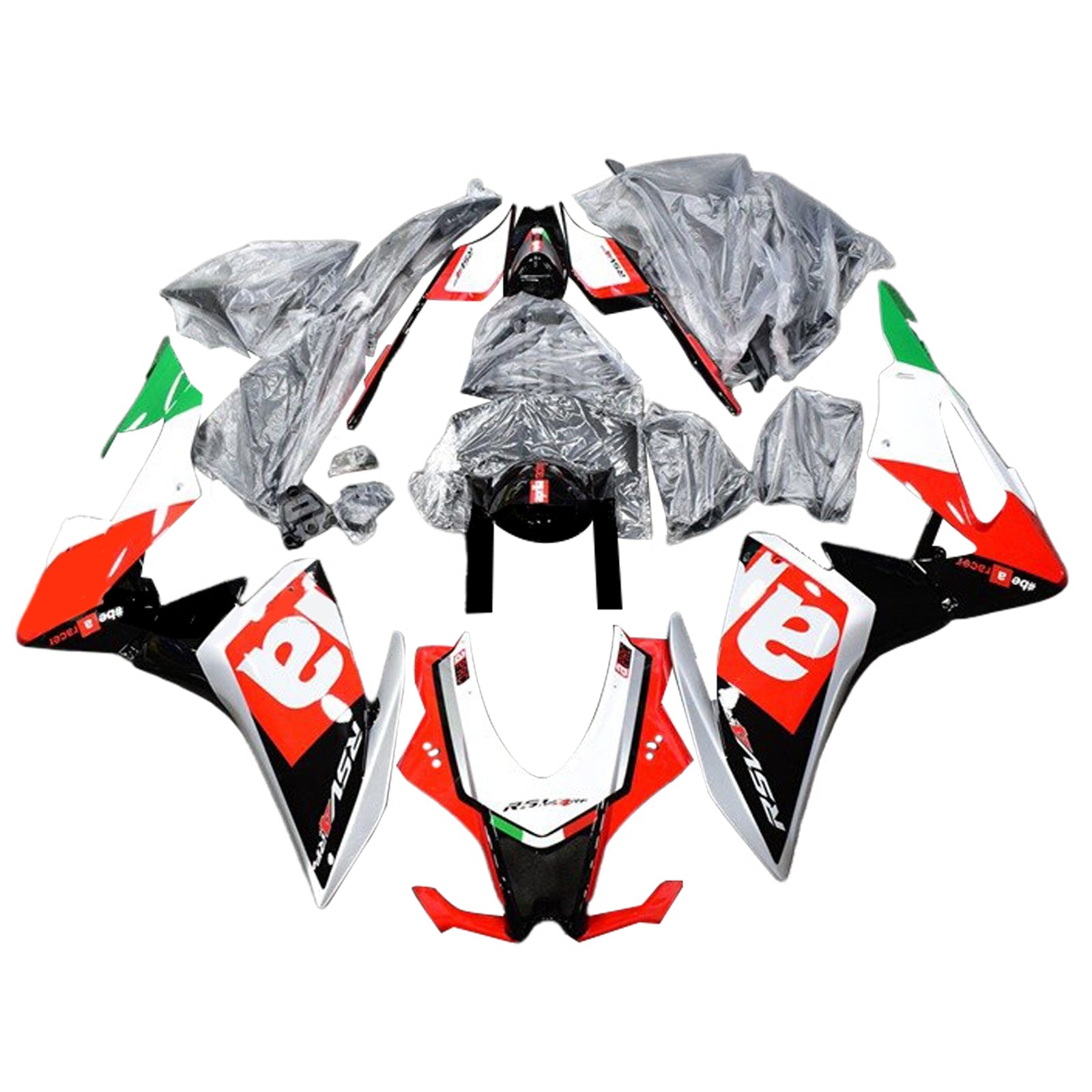 2016-2018 Aprilia RSV4 1000 Kit Carénage Carrosserie Plastique