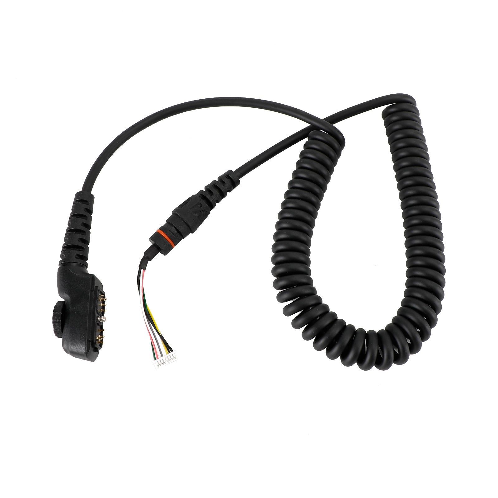 Radio Speaker Mic Microphone 8 Pin Cable For Hytera PD580H PD788 PD782 PD785