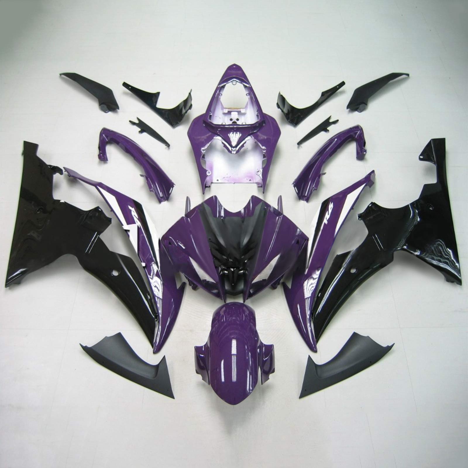 2008-2016 Yamaha YZF 600 R6 Injectiekuipset Carrosserie Kunststof ABS #147