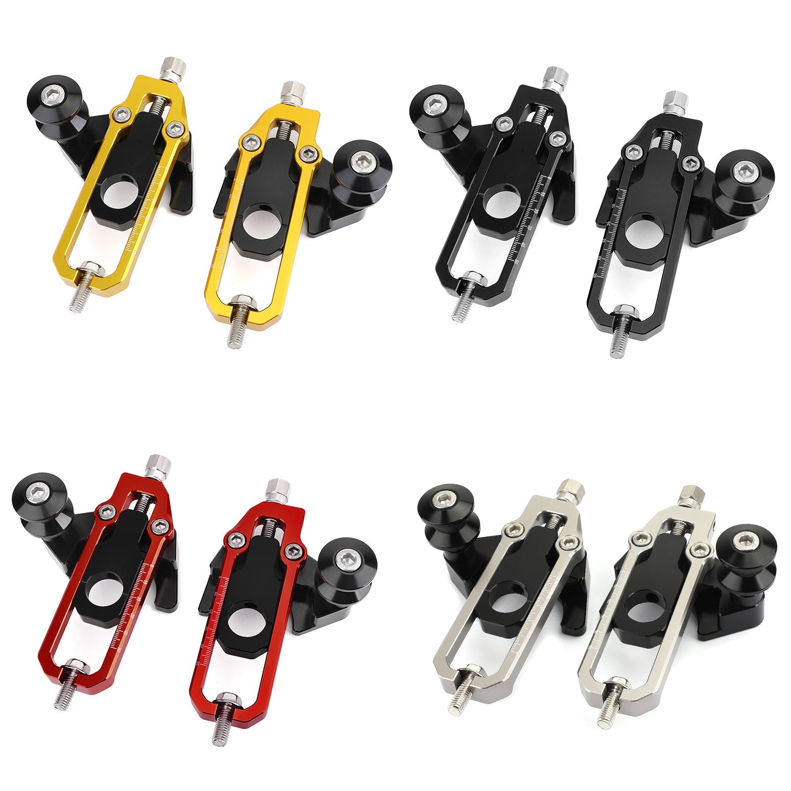 Areyourshop Chain Adjusters with Spool Tensioners Catena for Honda CB650R CBR650R 2019-2022 Generic