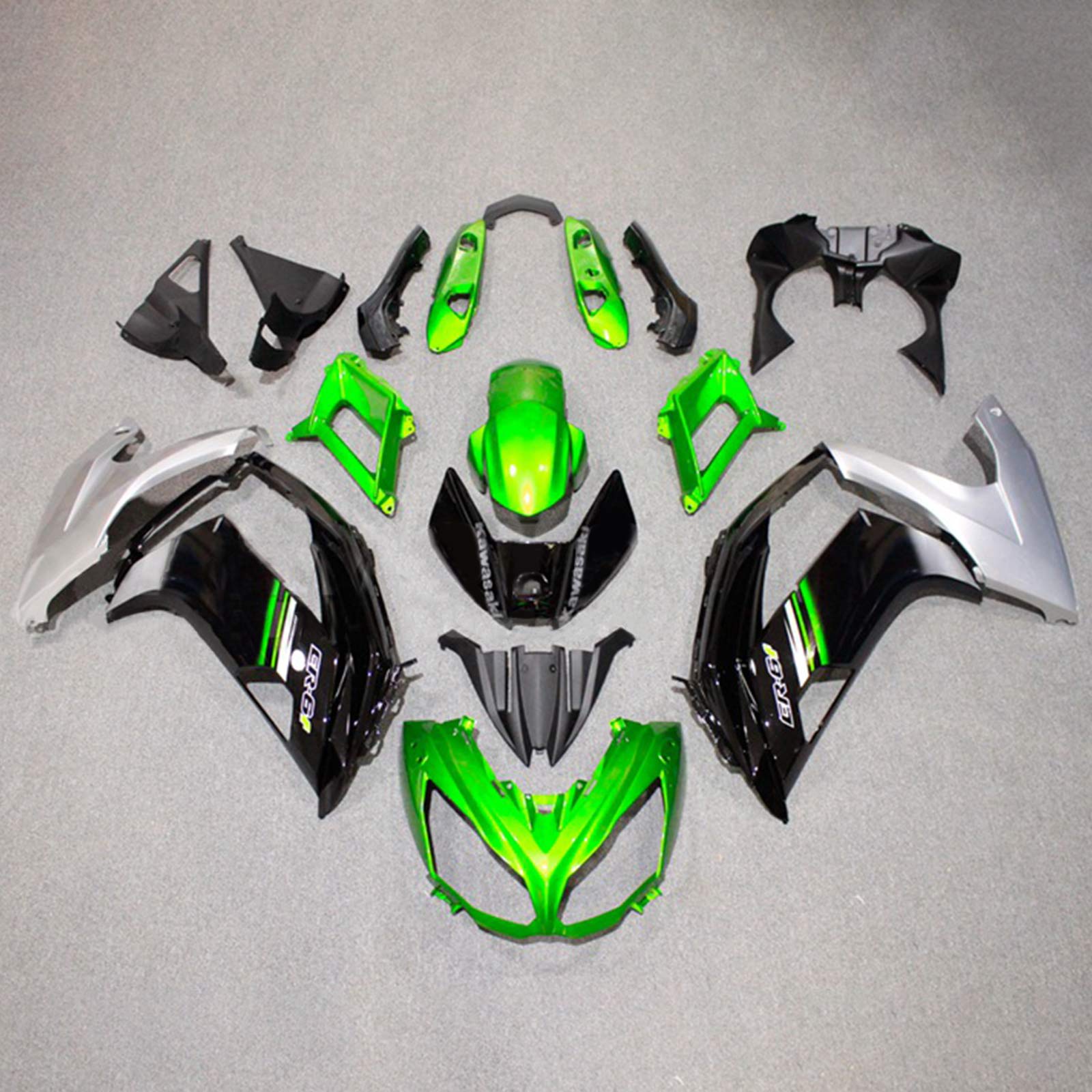 2012-2016 Kawasaki ER6F Ninja650 Amotopart Injection Fairing Kit Bodywork Plastic ABS #116