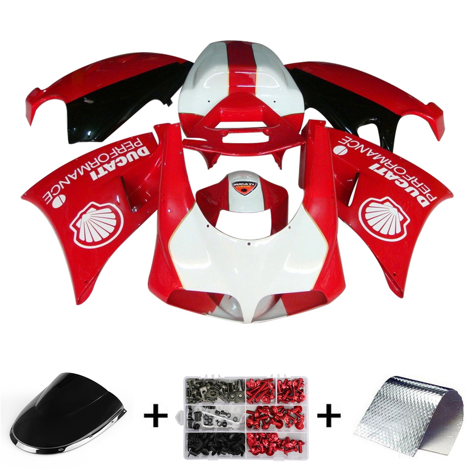 1996-2002 Ducati 996 748 Fairing Kit Bodywork ABS