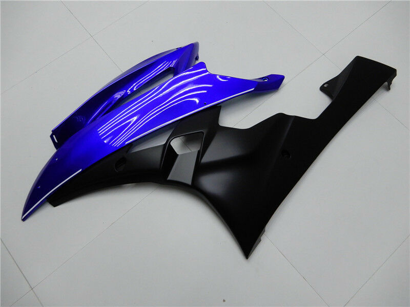 Kit de carénage en plastique d'injection adapté pour YAMAHA YZF-R6 2006 2007 bleu noir générique