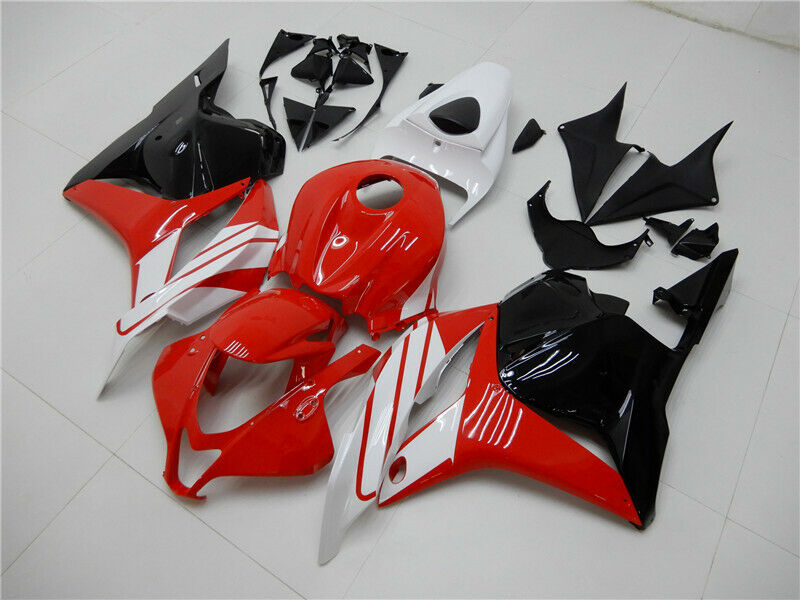 Kit de carénage rouge blanc Honda CBR600RR 2009-2012