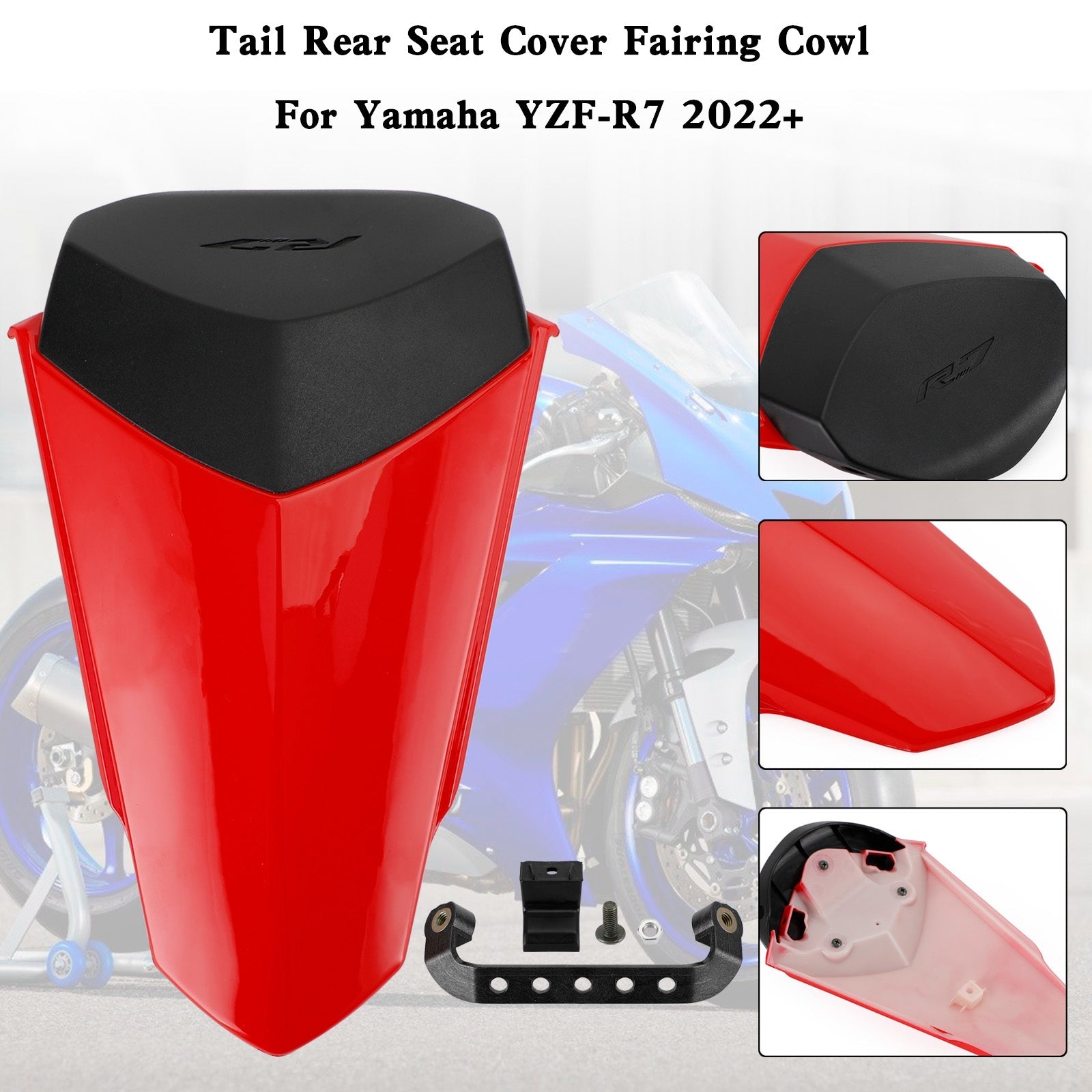 2022-2023 YAMAHA YZF-R7 YZF R7 Staart Achterbank Cover Kuip Cowl