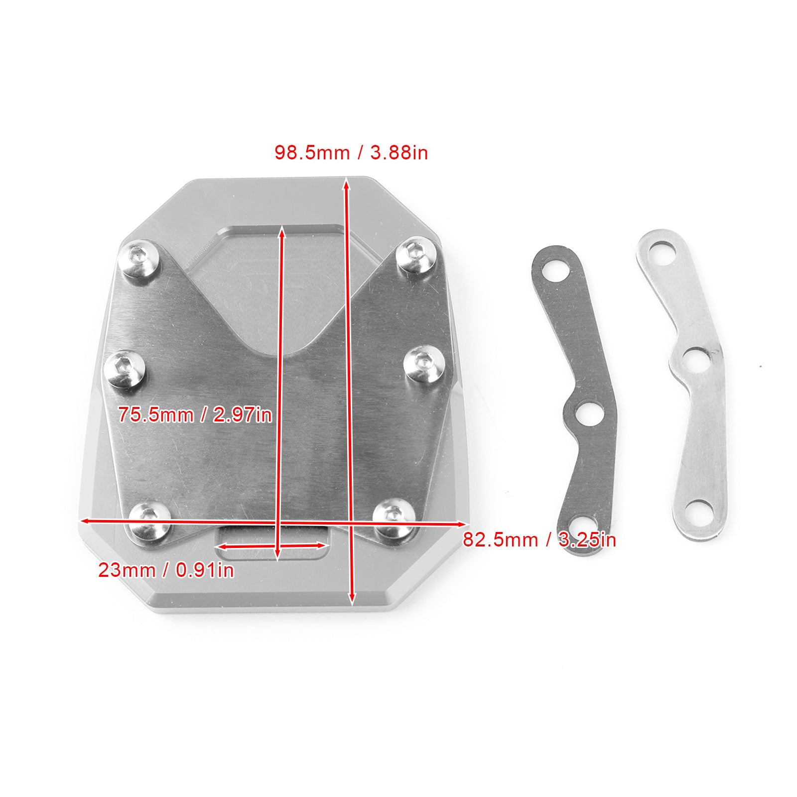 Kickstand Sidestand Plate Pad fit for HONDA CRF 1100 L AFRICA TWIN/ADV(2020) Generic