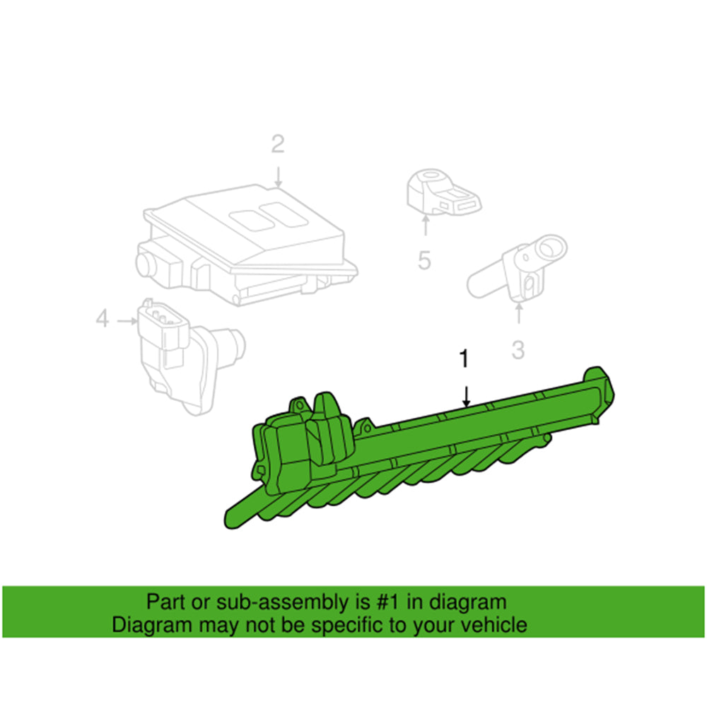 2001-2013 Mercedes-Benz S600 220.178 220.176 Right Coil Pack Spark Plug Connectors Ignition A2751500480