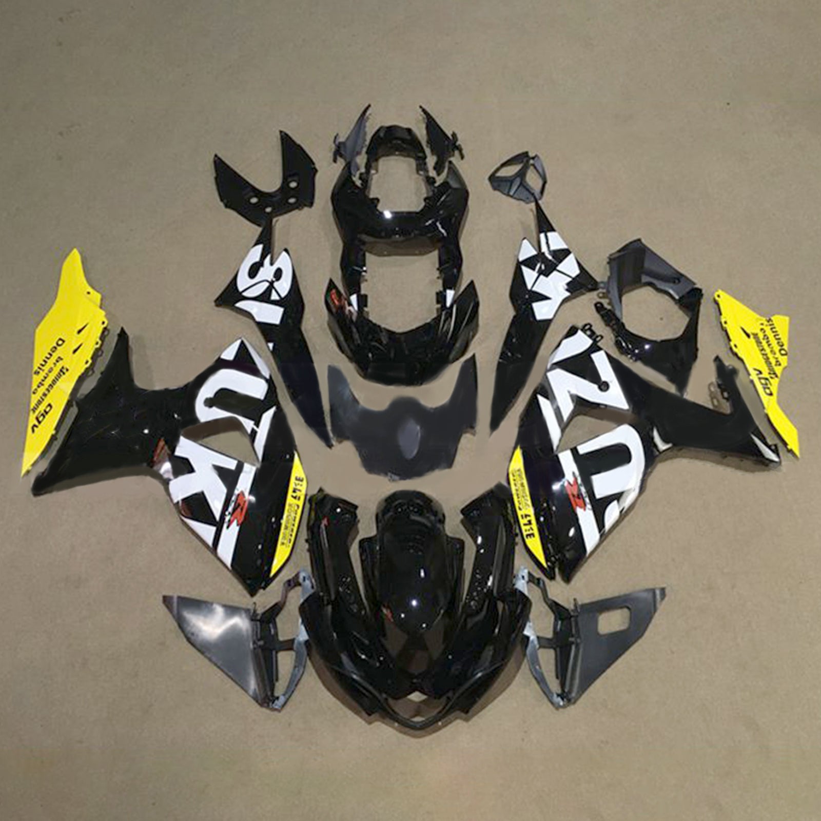 2009-2016 Suzuki GSXR1000 K9 Kit de carénage carrosserie plastique ABS