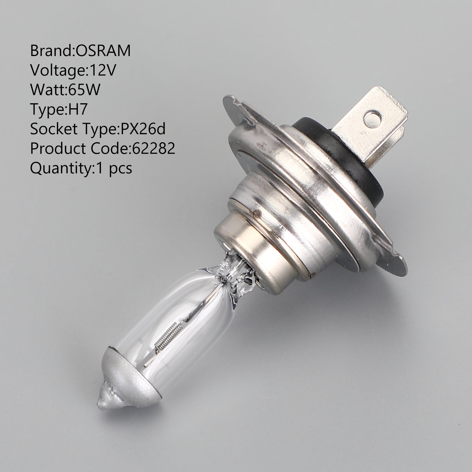 H7 Voor OSRAM Autokoplamp Super + 30% Meer Licht PX26d 12V65W 62282 Generiek