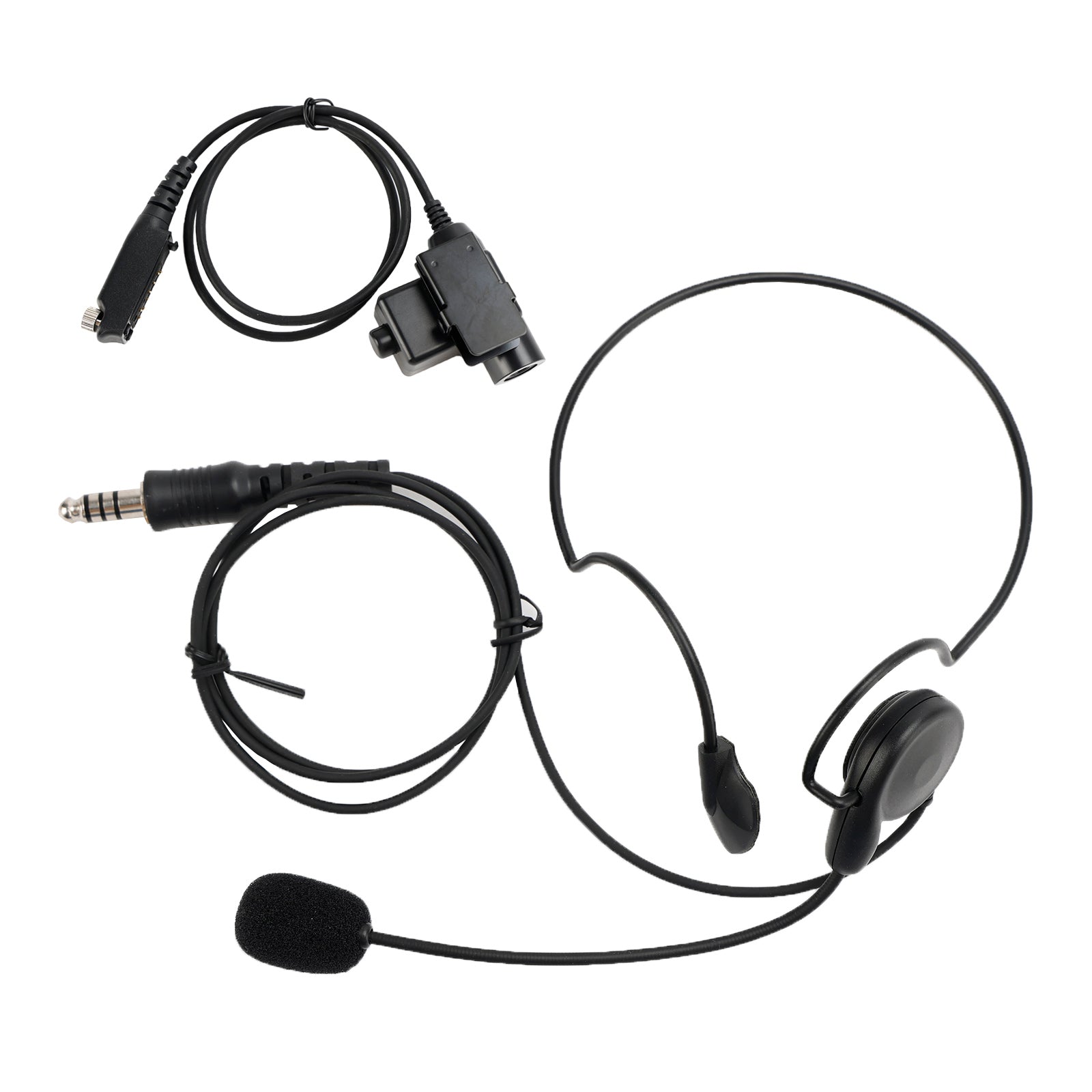 Casque tactique à prise arrière 7.1-C7, 6 broches, U94 PTT pour STP8040 STP8080 STP9000