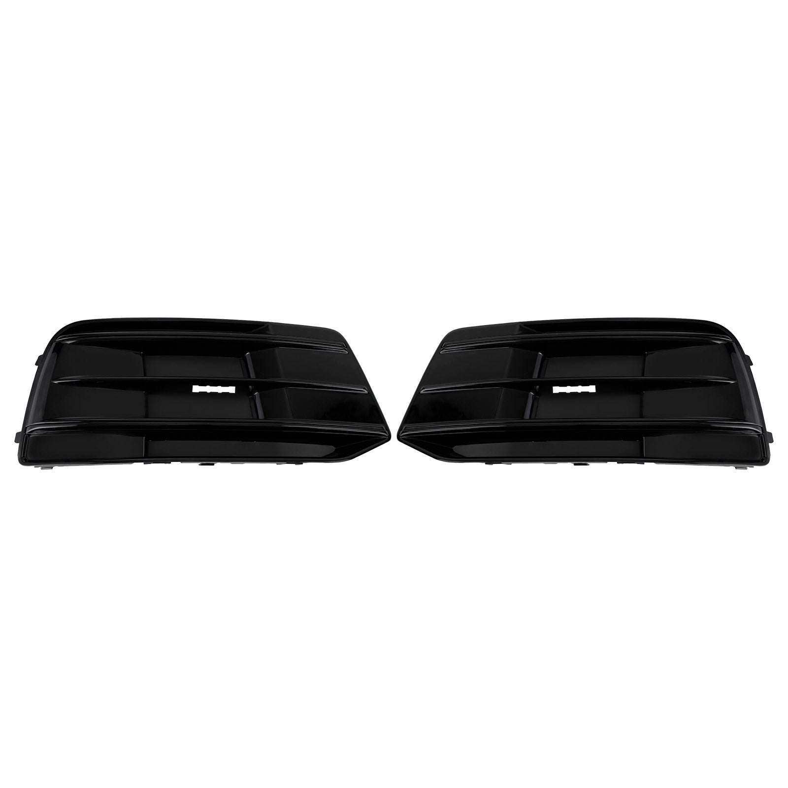 2 pièces Audi Q5 2018-2022 couverture de pare-chocs avant calandre lunette insert noir brillant