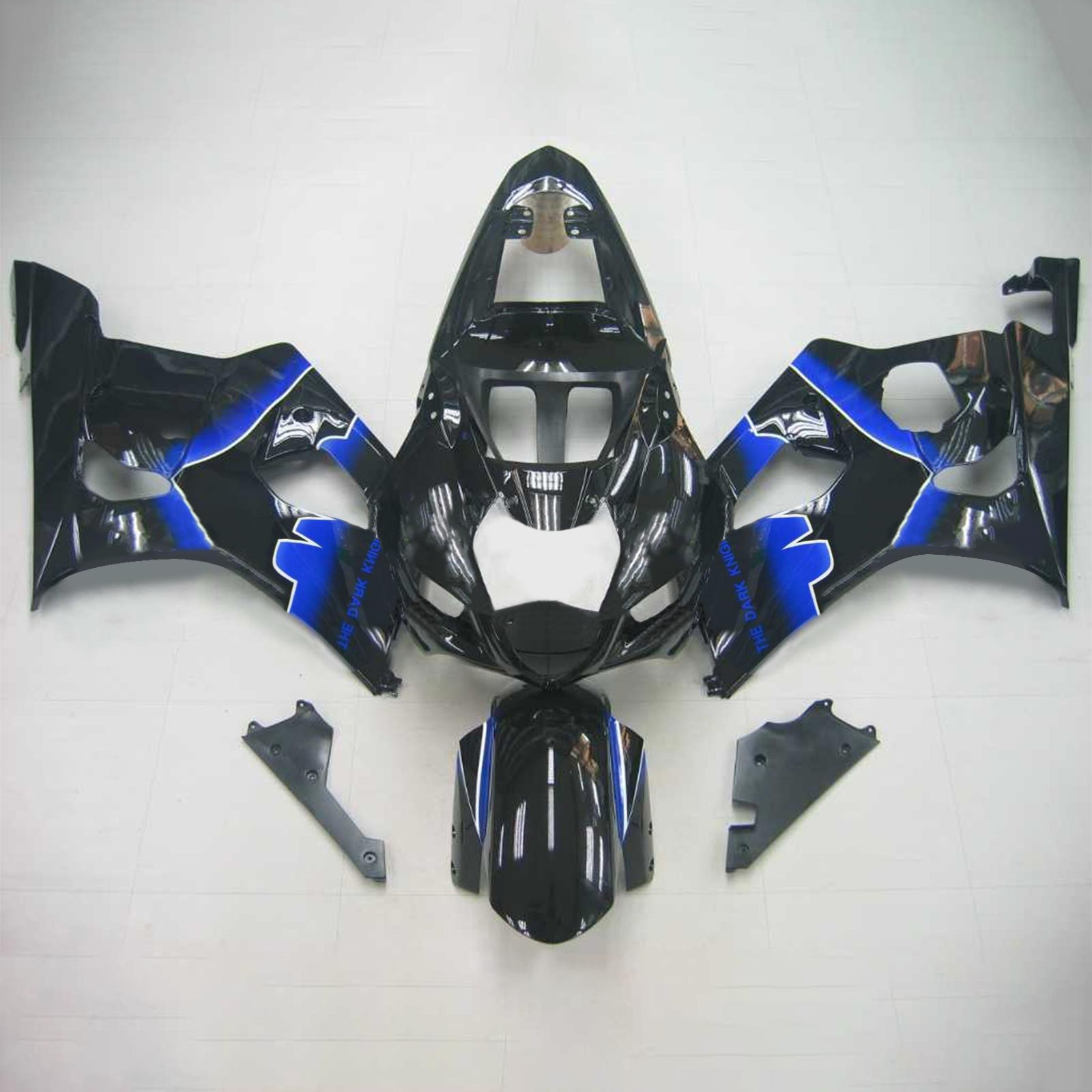 2003-2004 Suzuki GSXR1000 K3 Amotopart Injection Fairing Kit Karosseri Plast ABS #115