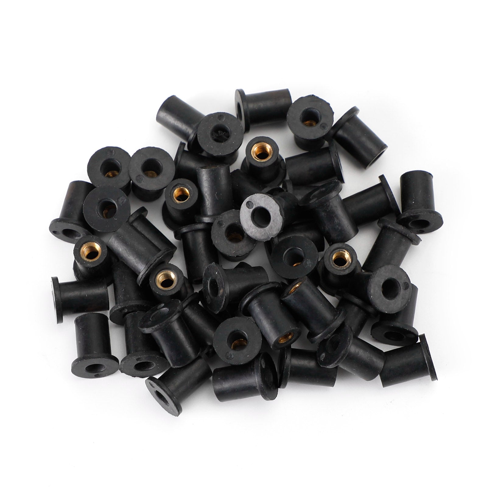 6x Gummimutter M4 Well Nuts - Vibrationsdämmung Für Motorrad & Boot