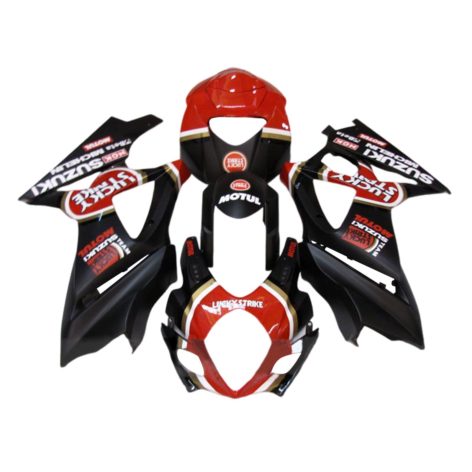 2007-2008 Suzuki GSXR1000 K7 Kit de carénage carrosserie plastique ABS