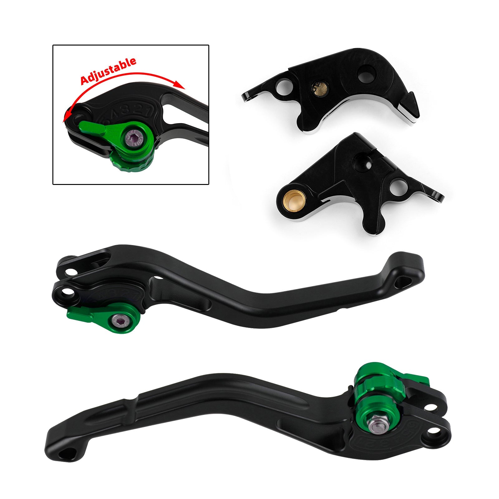 Suzuki GSXR600 750 06-10 GSXR1000 05-06 NEW Short Clutch Brake Lever