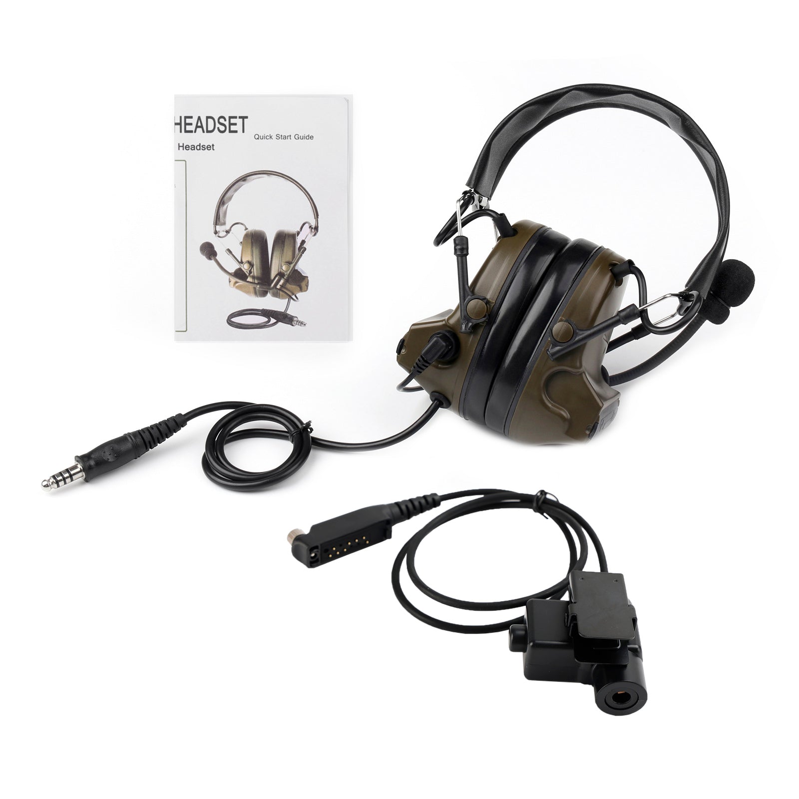 Casque tactique H50 à 6 broches, pour Sepura STP8000 STP8030 STP8035 STP8038 U94 PTT Z