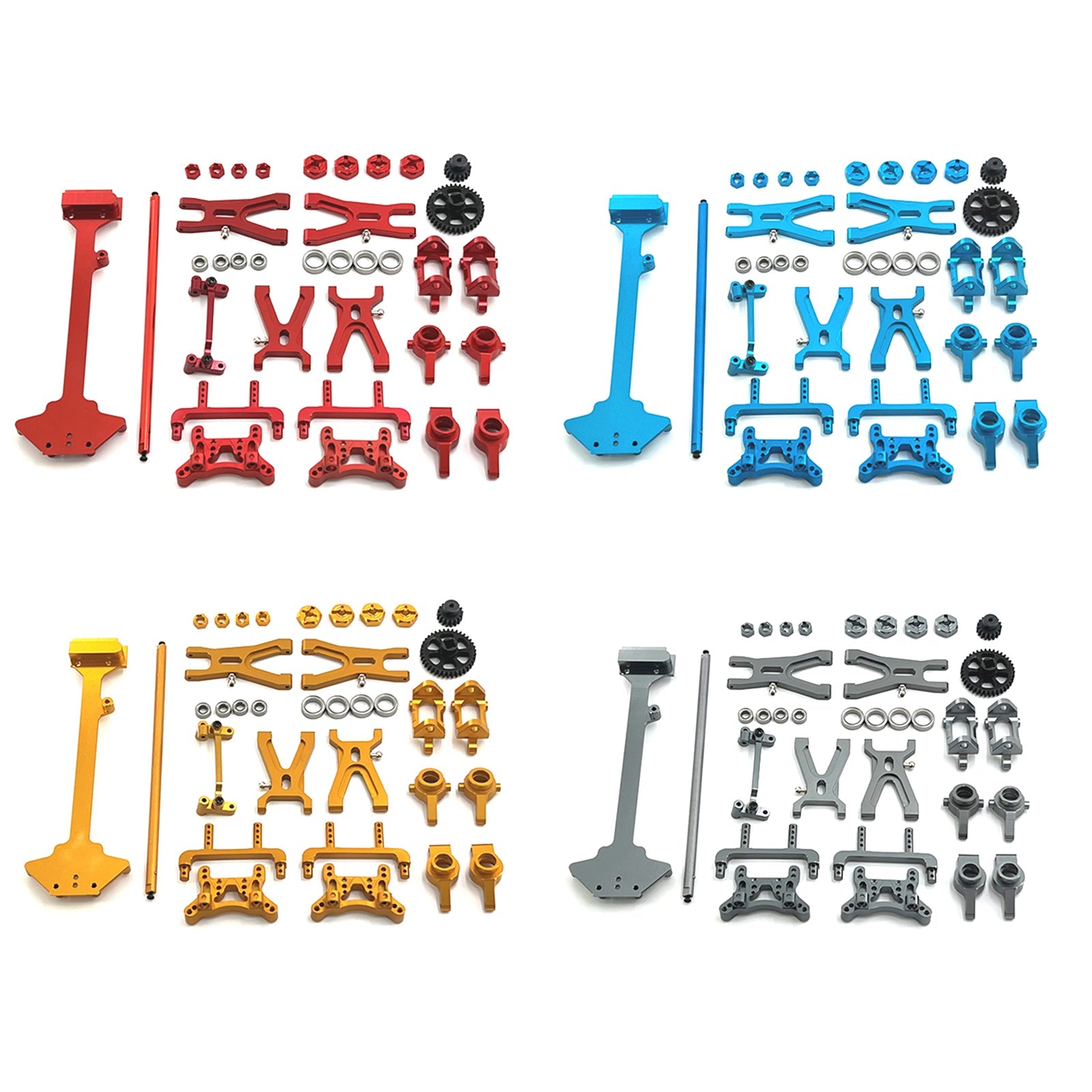 Pièces de réparation de voiture RC, mise à niveau des pièces métalliques pour 1/18 Wltoys A949 A959 A969 A979 K929