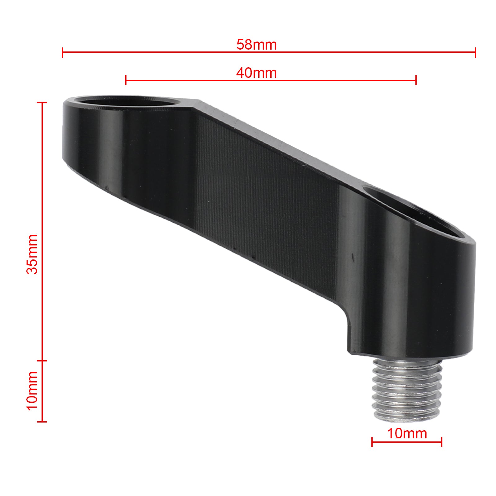 Adaptateur d'extension d'extension de miroir de moto, 10mm, adaptateur pour Yamaha générique