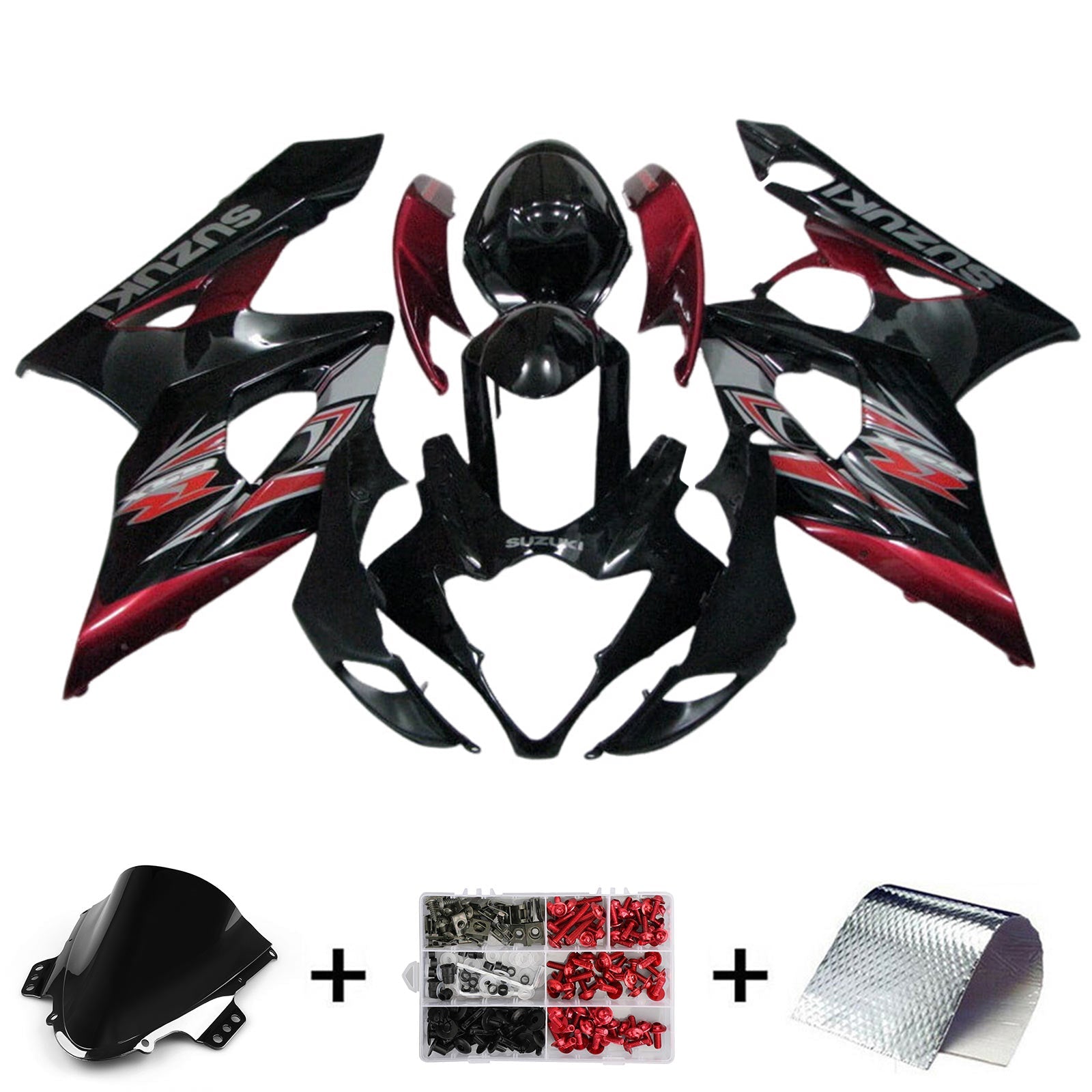 2005-2006 Suzuki GSXR1000 K5 Fairing Kit Bodywork Plastic ABS