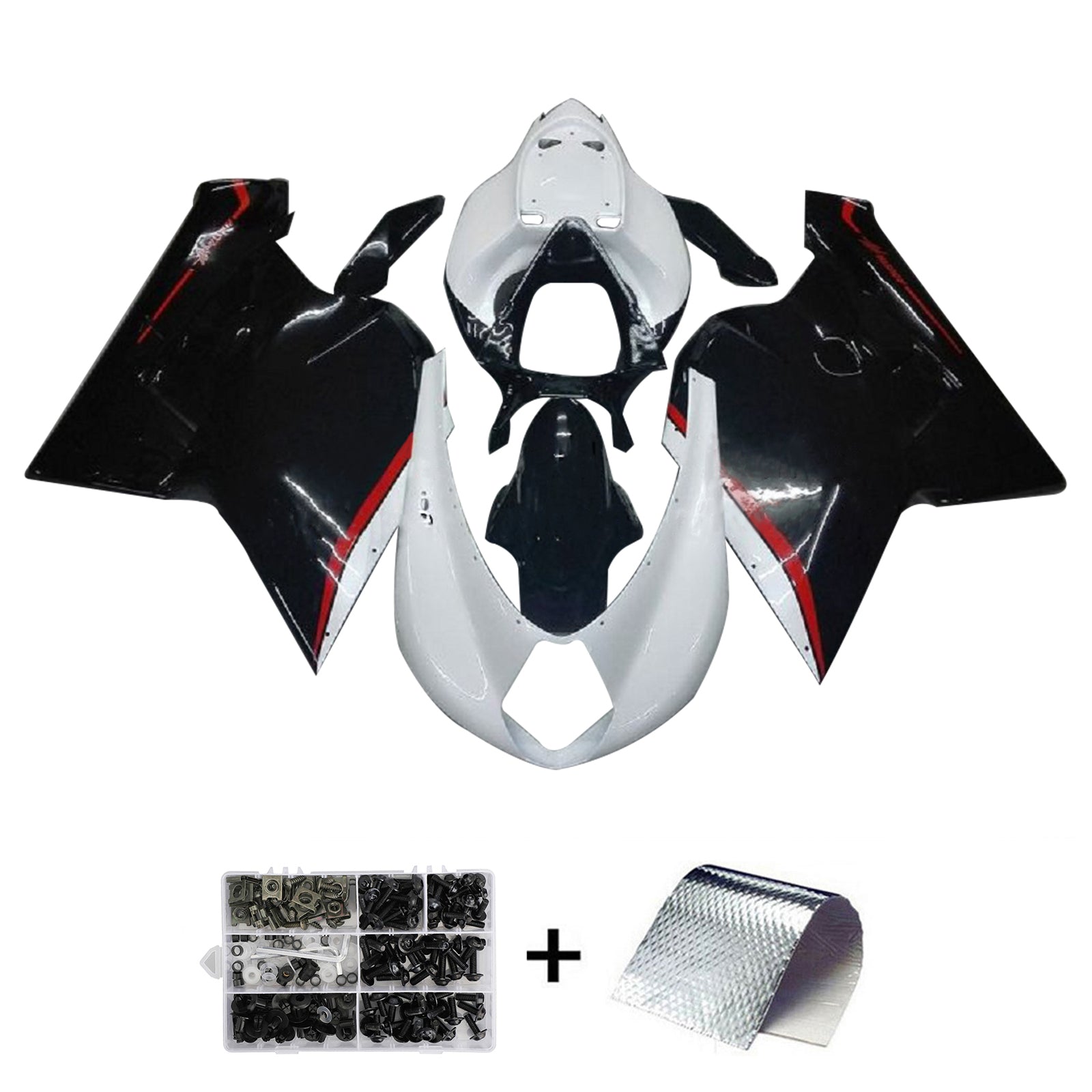 2005-2006 MV Agusta F4 1000 Kit de carenado Carrocería Plástico ABS