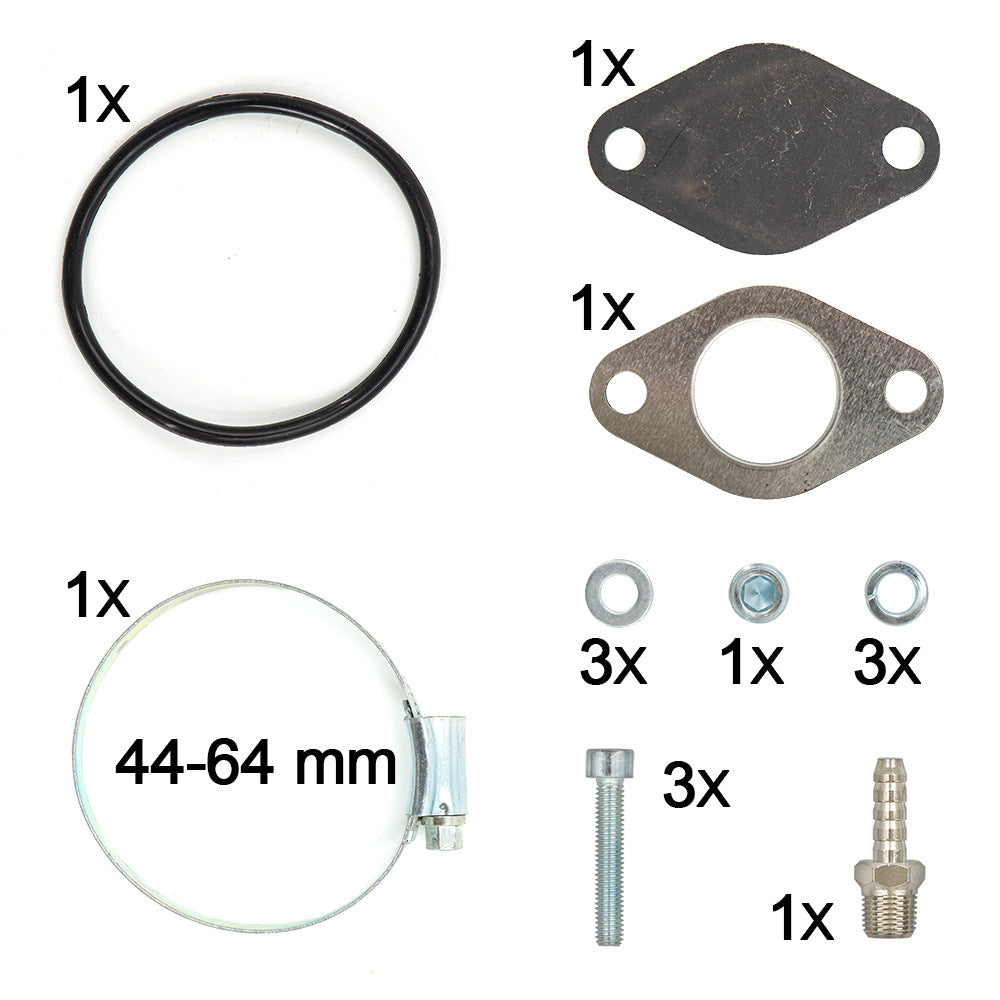 50mm EGR-klep TDI 1.9 Prestaties EGR-vervangingspijp voor VW Kever Golf Jetta Generiek