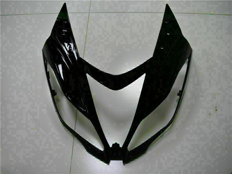 2013-2018 Kawasaki Zx6R Fairing Glossy Black Injection Plastic Kit