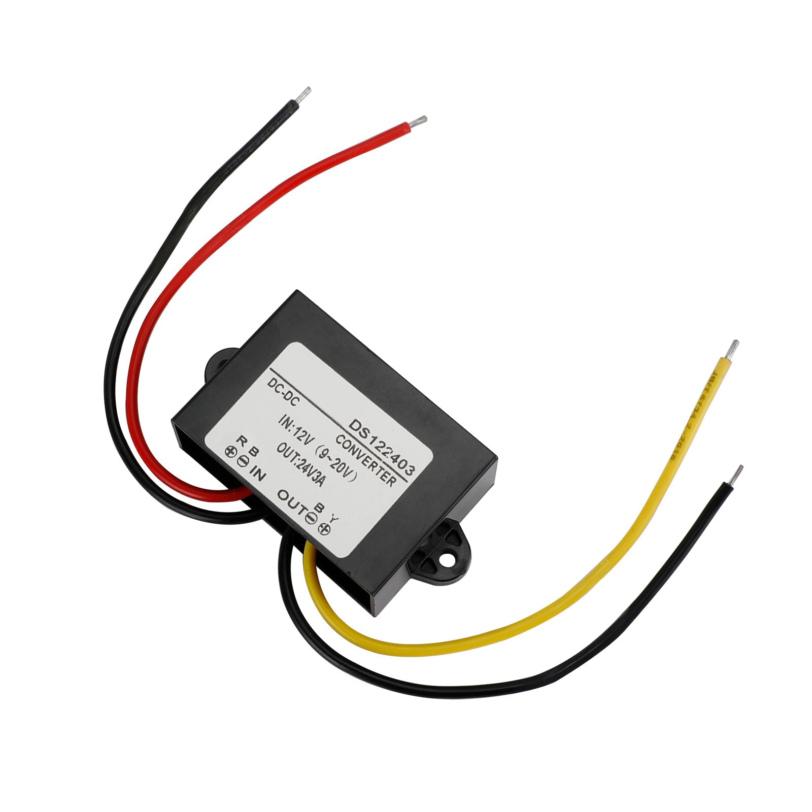 Waterdichte DC-DC Boost Step-Up Converter 12V naar 24V autovoedingsmodule