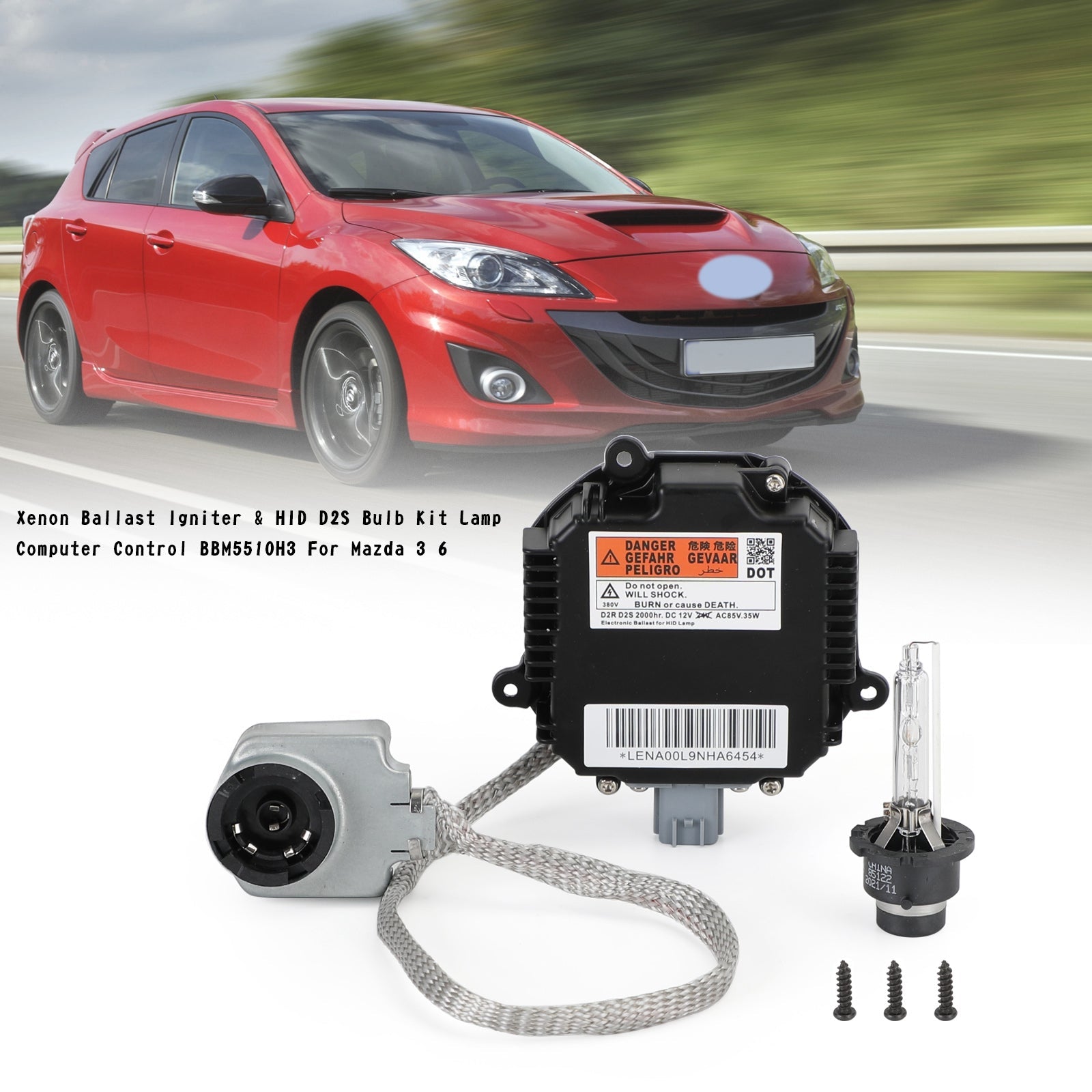 Xenon Ballast Ontsteker HID D2S Lamp Kit Computer Controle BBM5510H3 Voor Mazda 3 6 Generieke