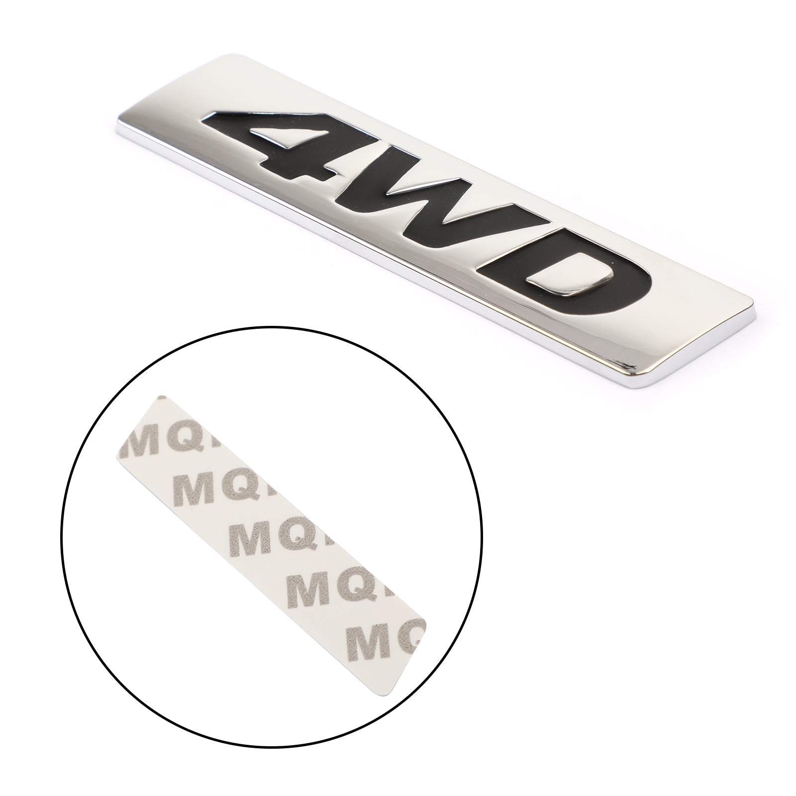 Nieuwe metalen 4WD embleem auto spatbord kofferbak achterklep badge stickers sticker 4WD 4X4 SUV generiek