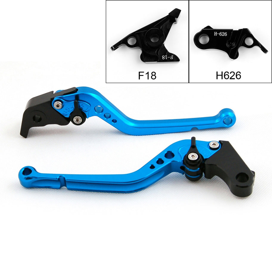 Leviers de frein et d'embrayage pour Honda CBR 600 900 CB900 Hornet VTX1300 NC700, noir générique