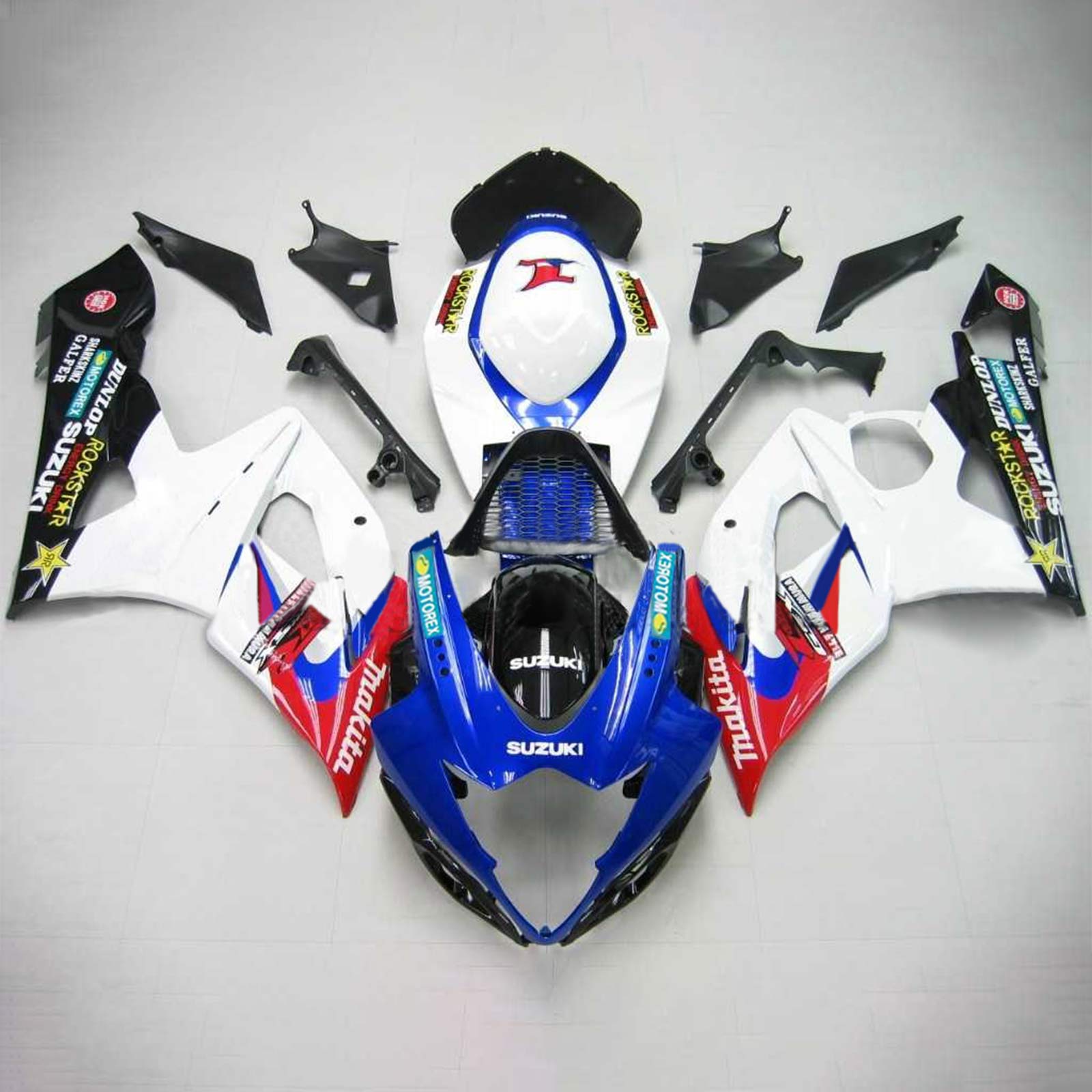 2005-2006 Suzuki GSXR1000 K5 Amotopart Injection Fairing Kit Bodywork Plastic ABS #106