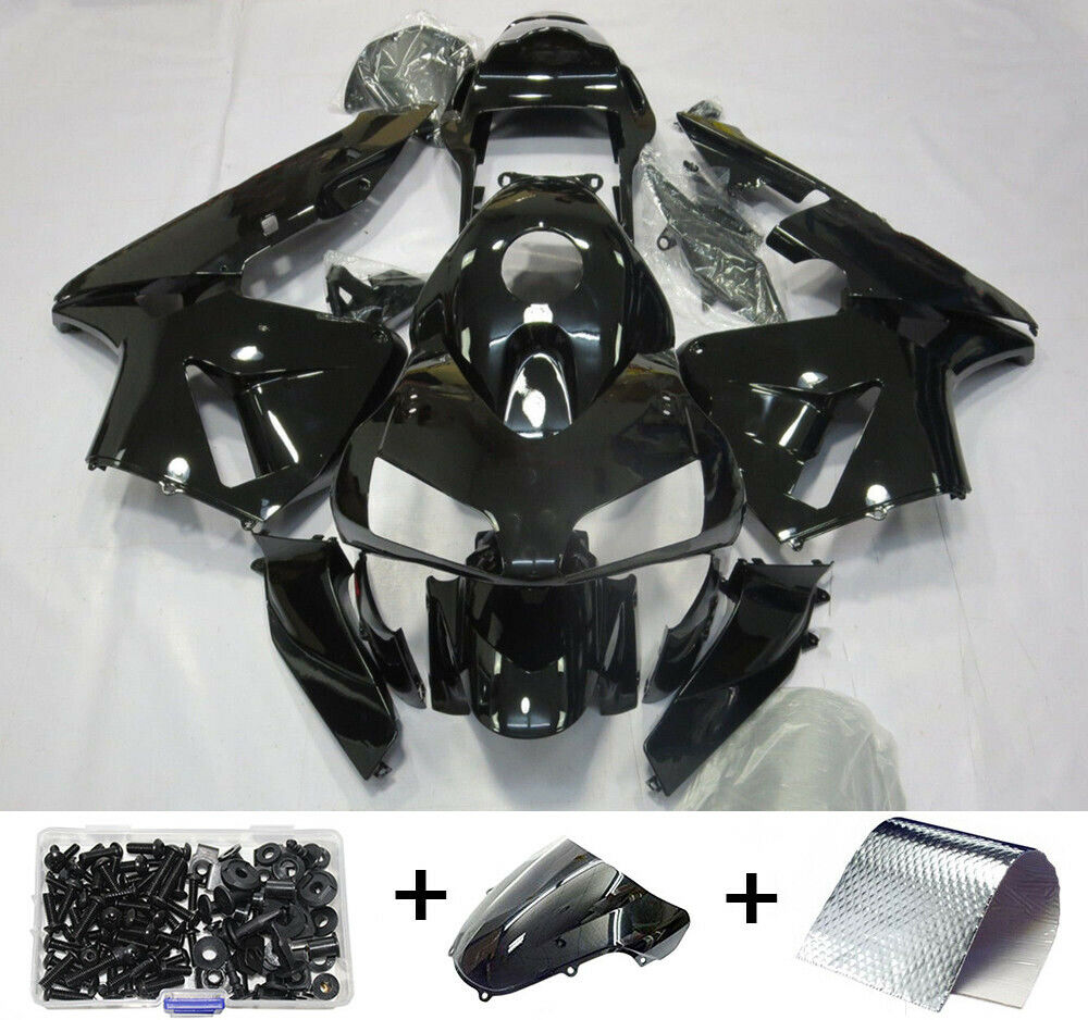 Fairing Kit Bodywork ABS fit for Honda CBR600RR 2003 2004 Gloss Black