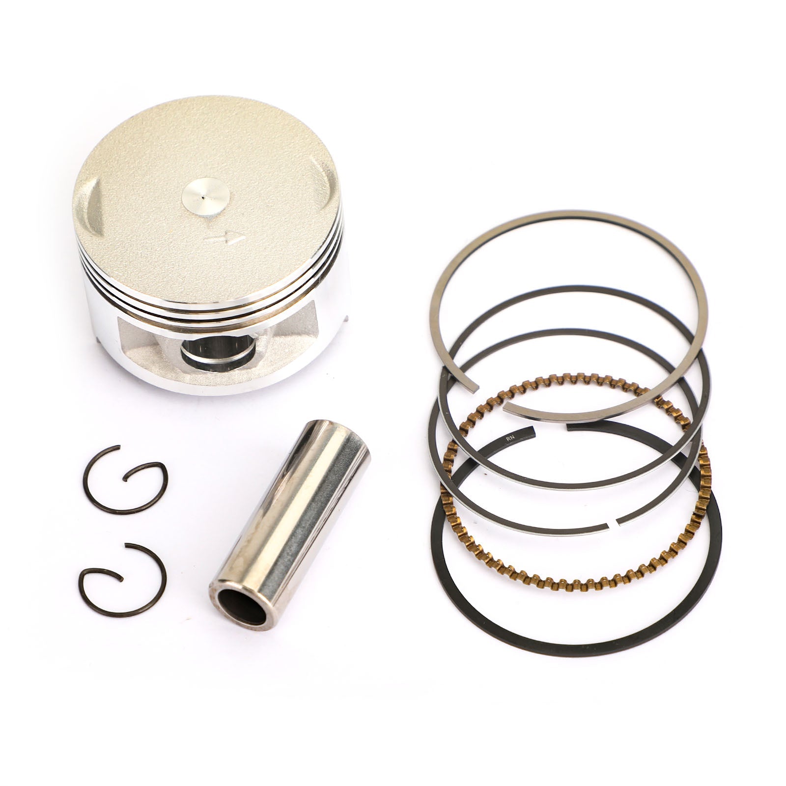 Piston Pin Ring Set STD / +0.25 / +0.50 Bore Size Fit for Yamaha XC 150 Cygnus 150cc 1992 1997 Generic