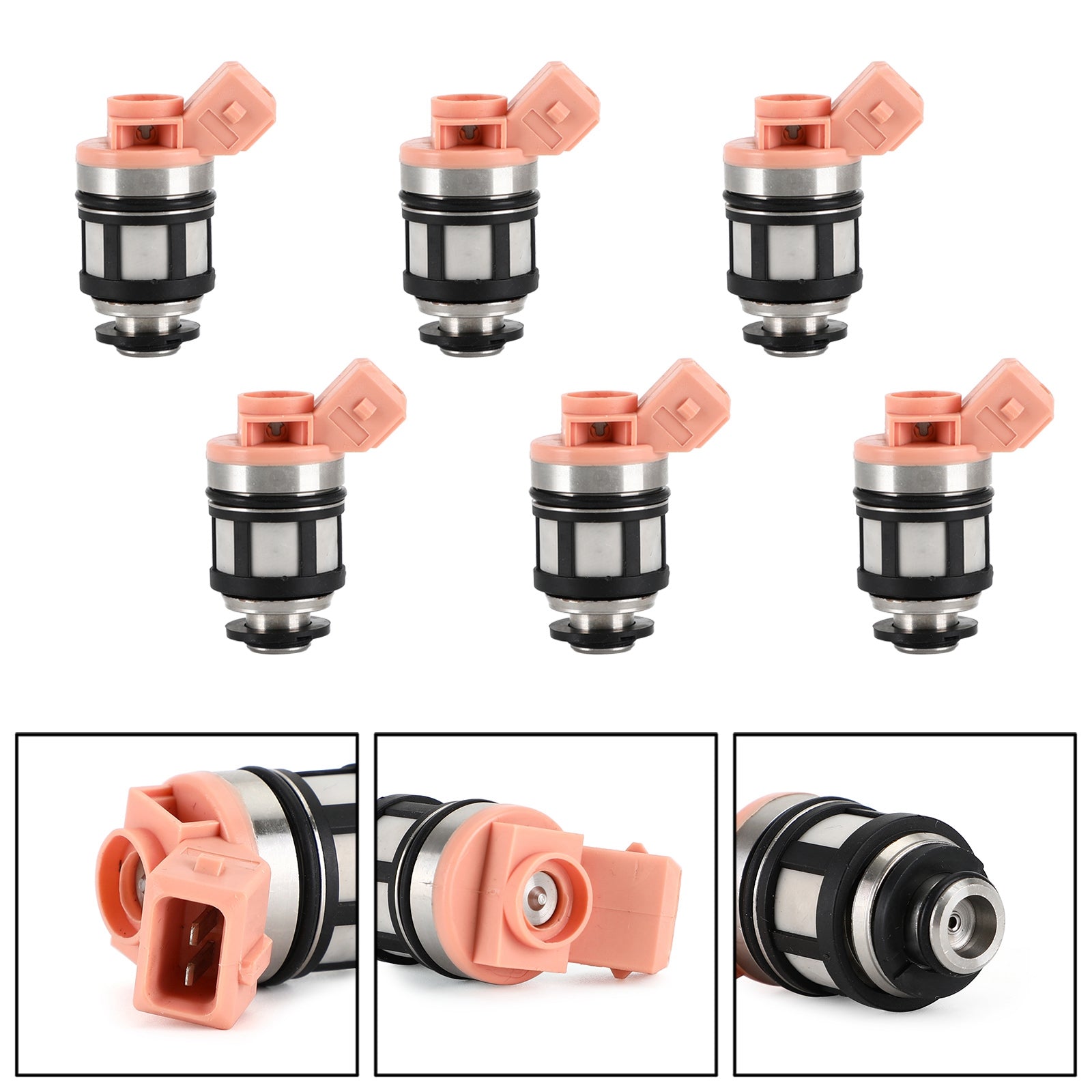 6PCS Fuel Injector 16600-88G10 Fit Nissan D21 Pathfinder Quest Mercury 3.0L V6