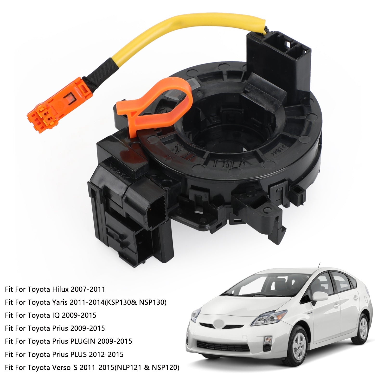 Direct Replacement Clock Spring Squib Spiral Cable for Toyota Hilux Yaris Prius