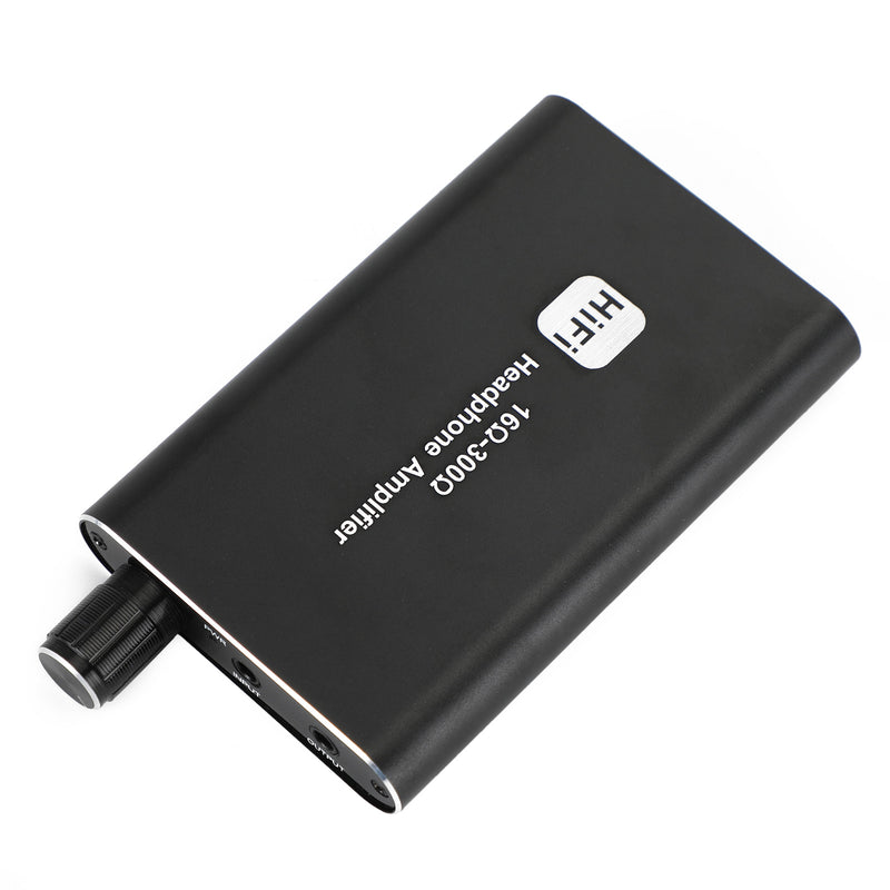 Mini HIFI Headphone Amplifier 3.5mm Portable AUX Audio w/ USB Cable Earphone AMP